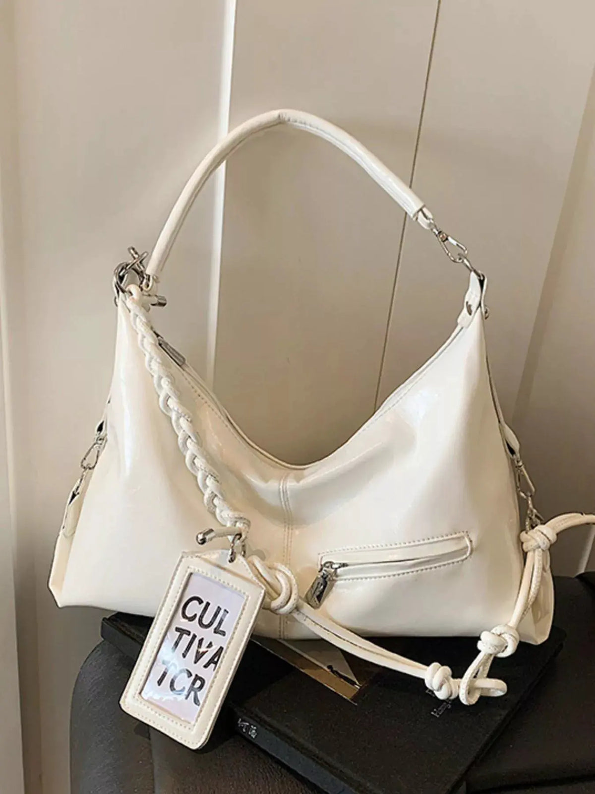 PU Leather Shoulder Bag by Partner Label