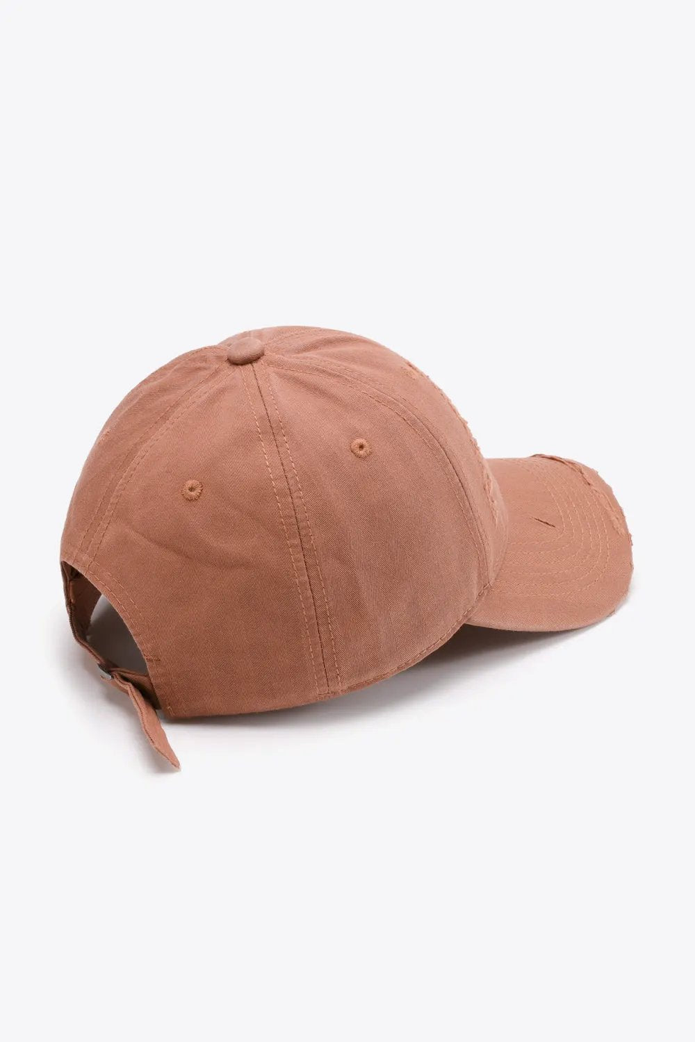Distressed Adjustable Baseball Cap by Partner Label