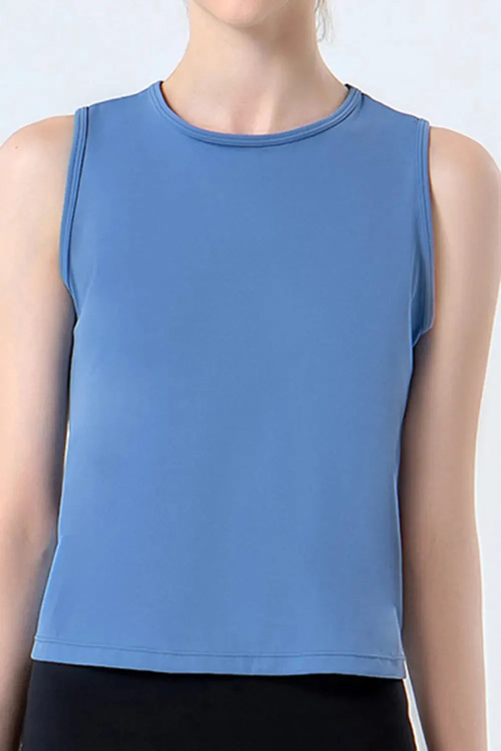 Round Neck Active Tank by Partner Label