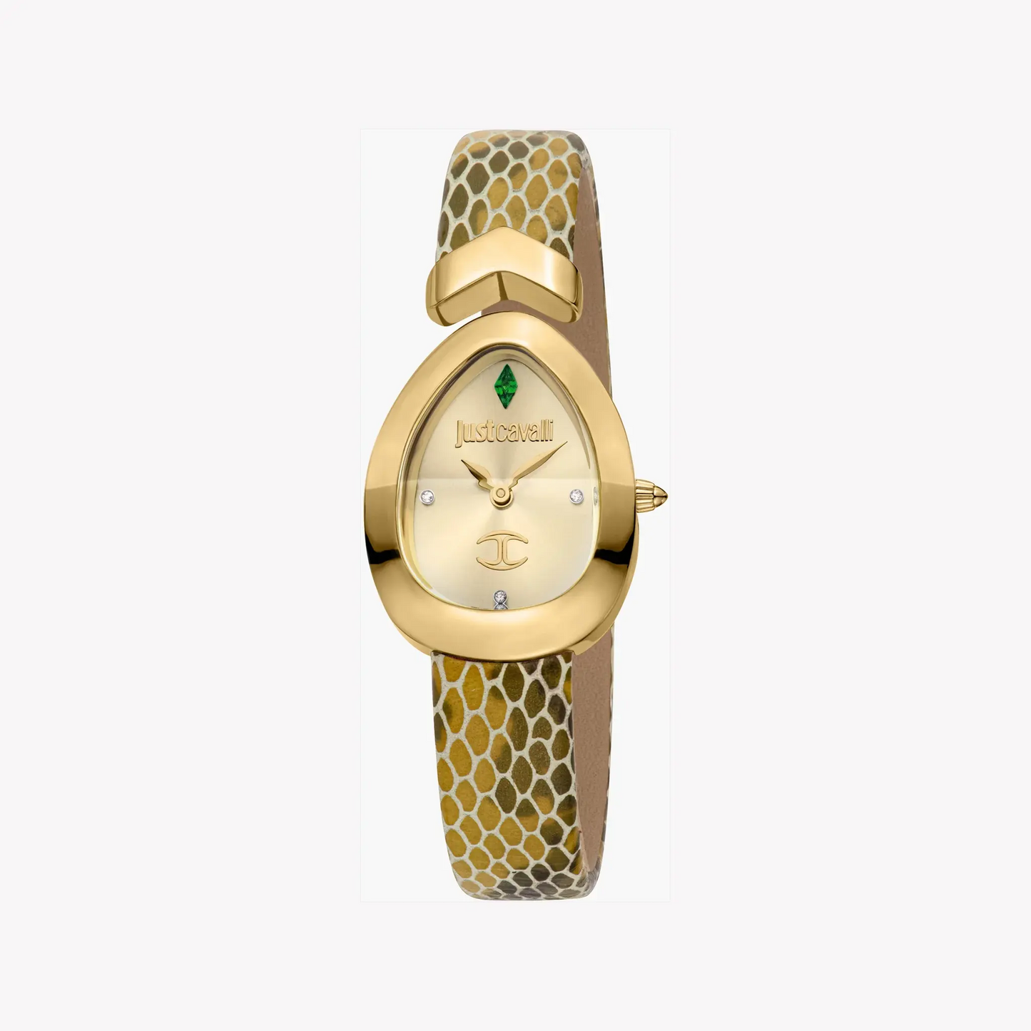 Just Cavalli Women's Gold Leather Watch, Champagne Dial | Jc1l321l0035 by JUST CAVALLI