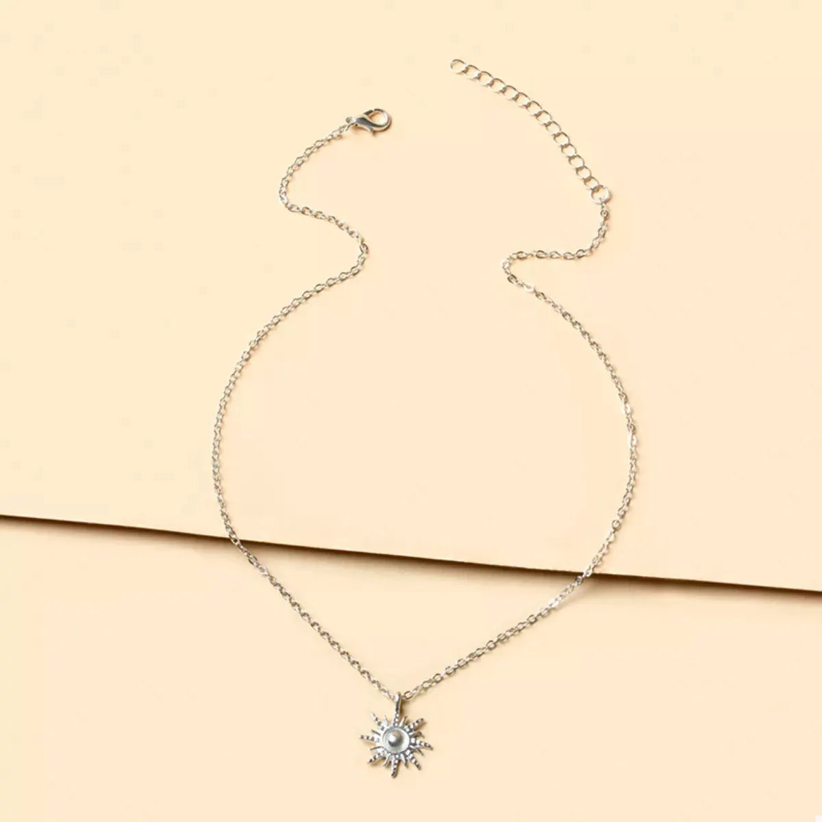 Sunburst Pendant Necklace by Partner Labels