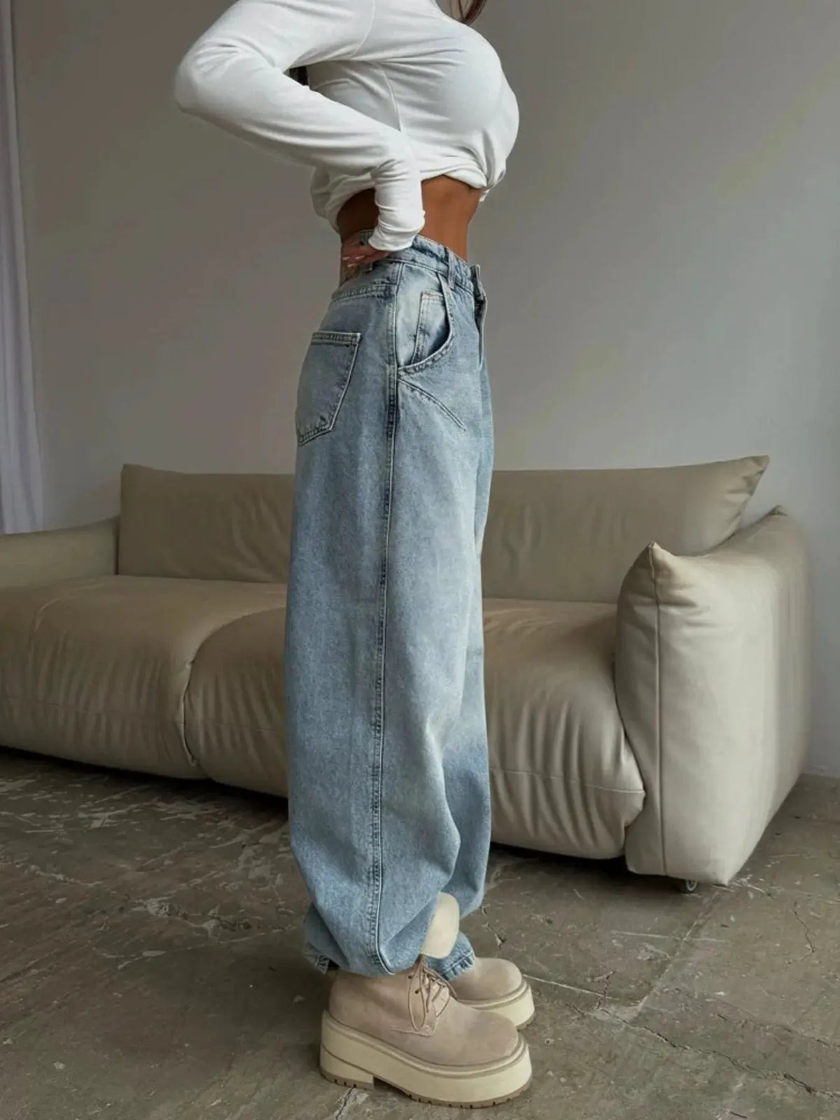 Wide Leg Jeans by Partner Label