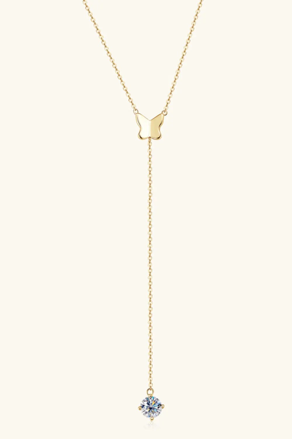 1 Carat Moissanite 925 Sterling Silver Necklace by Partner Label