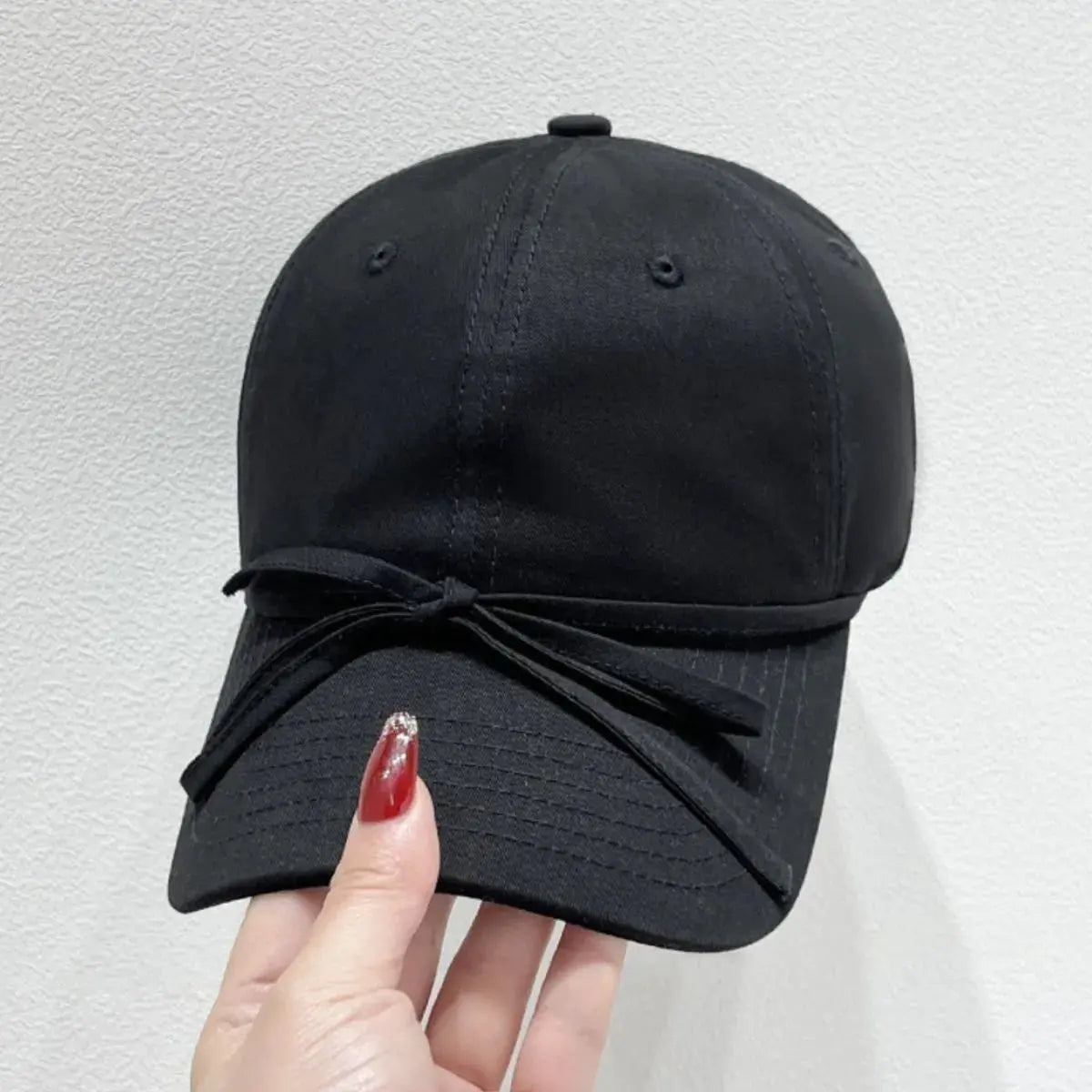 Bow Solid Color Baseball Cap by Partner Label
