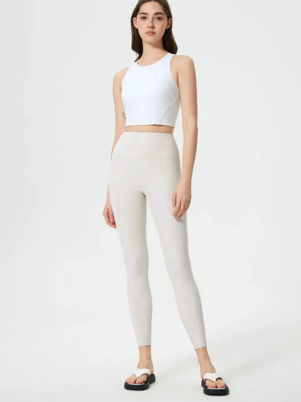 Millennia Wide Waistband Active Leggings by Millennia