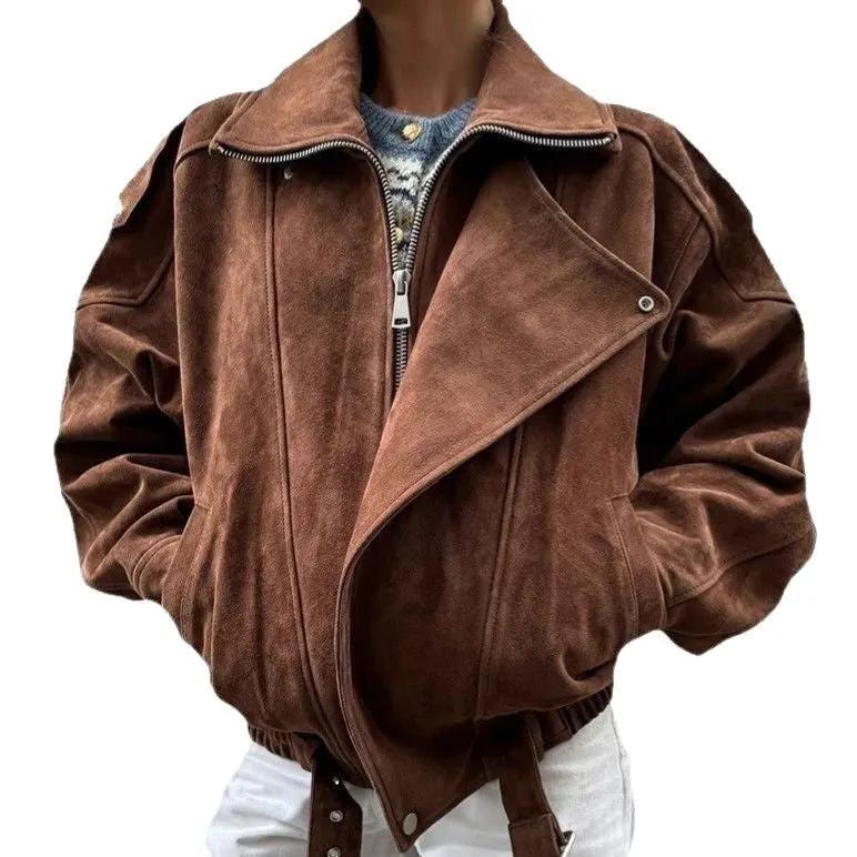 Short Loose Jacket Coat Women by Maiden-Art