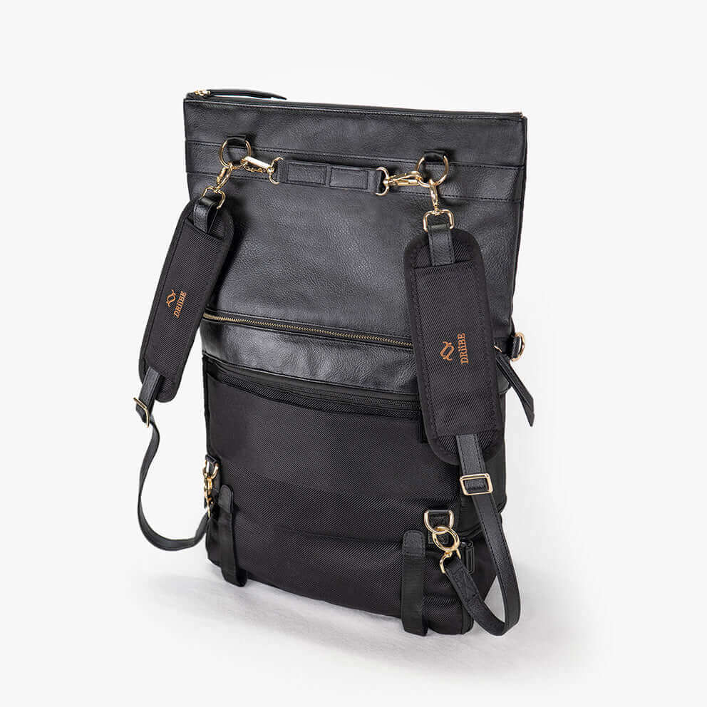DAKOTA 3 in 1 Convertible Backpack Purse, Black by DRiiBE