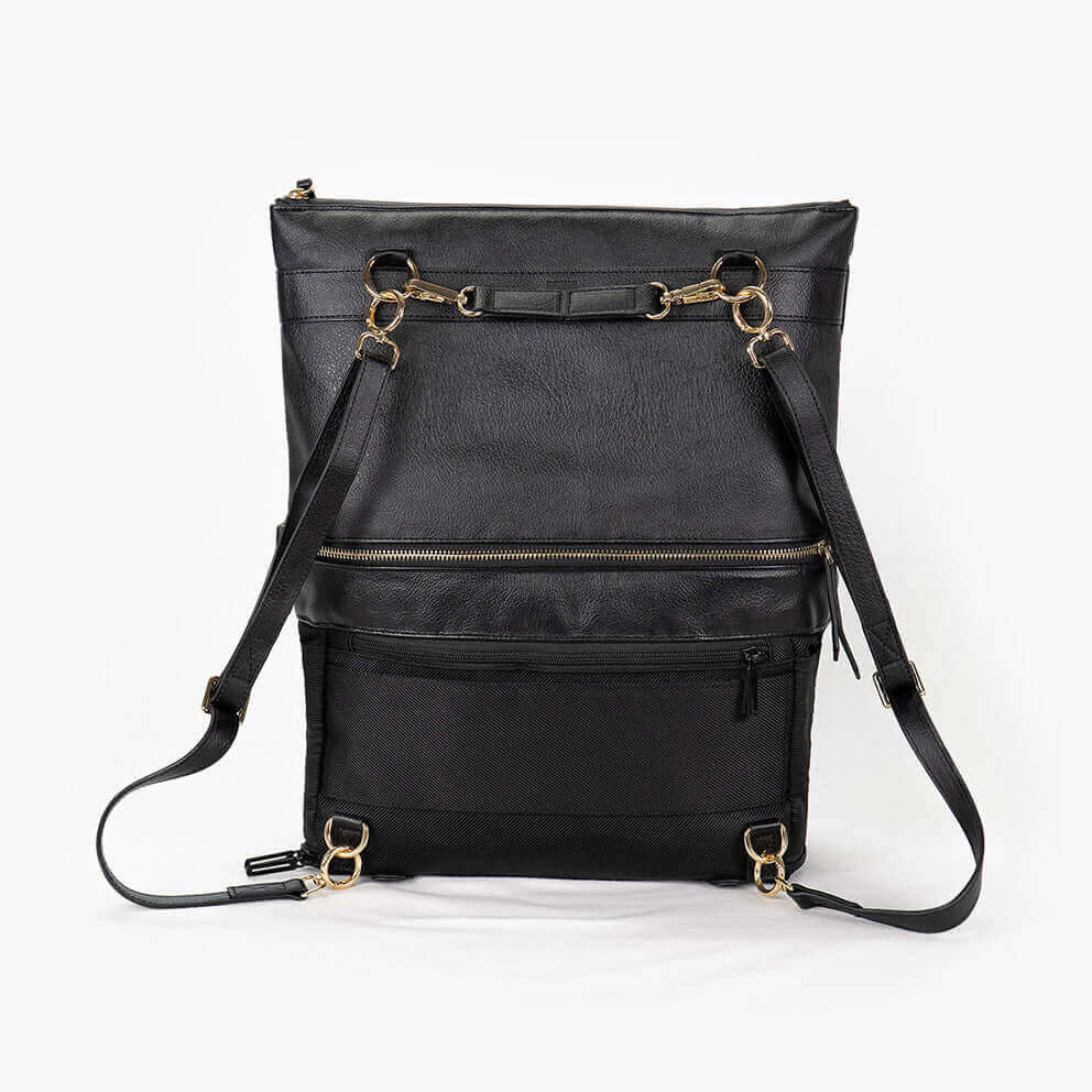 DAKOTA 3 in 1 Convertible Backpack Purse, Black by DRiiBE