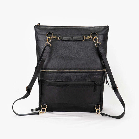 DAKOTA 3 in 1 Convertible Backpack Purse, Black by DRiiBE