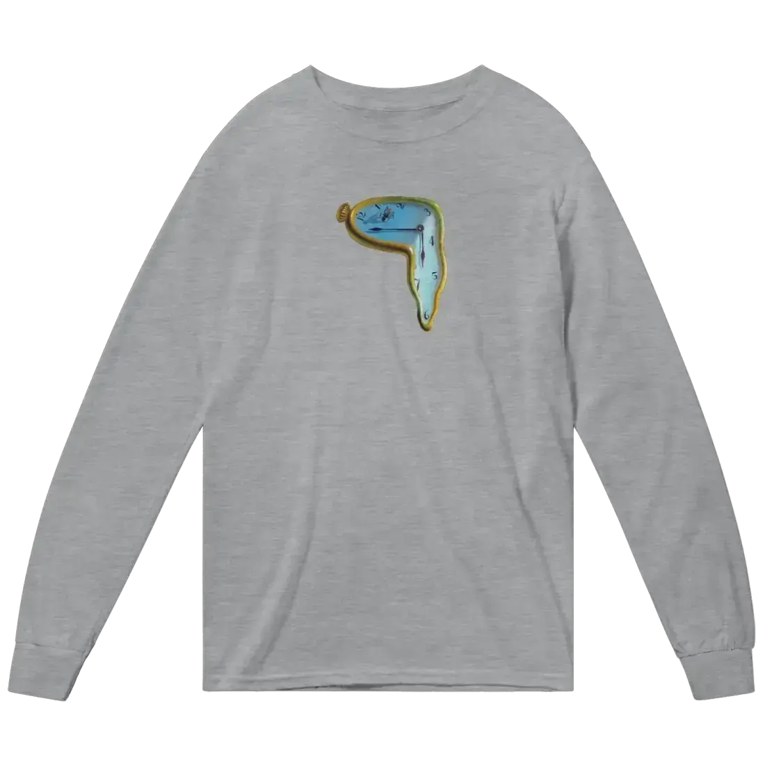 Dali - Melting Watch Artwork Long Sleeve Shirt by Art-O-Rama Shop