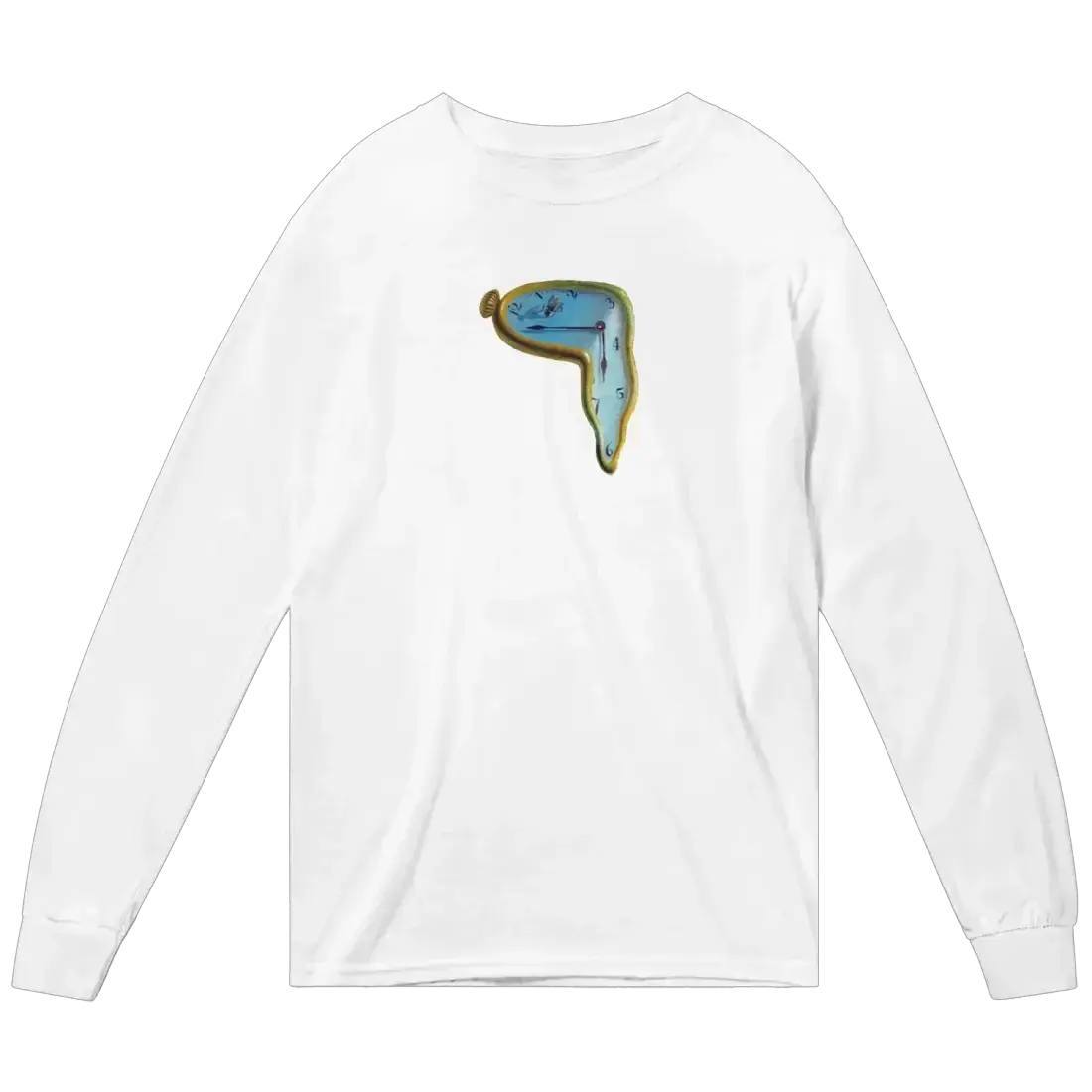 Dali - Melting Watch Artwork Long Sleeve Shirt by Art-O-Rama Shop