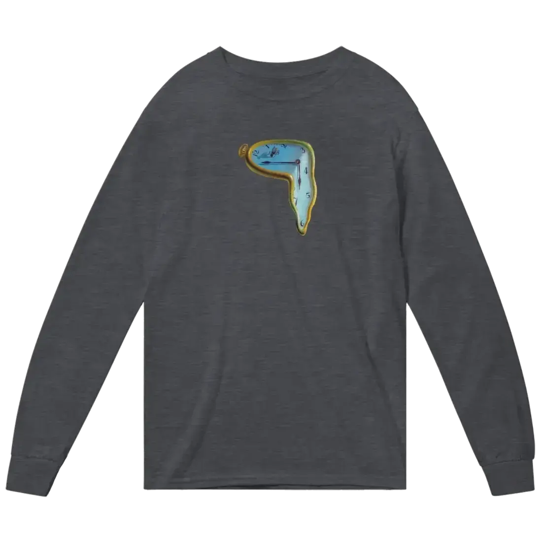 Dali - Melting Watch Artwork Long Sleeve Shirt by Art-O-Rama Shop