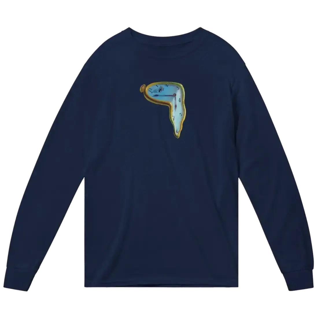 Dali - Melting Watch Artwork Long Sleeve Shirt by Art-O-Rama Shop