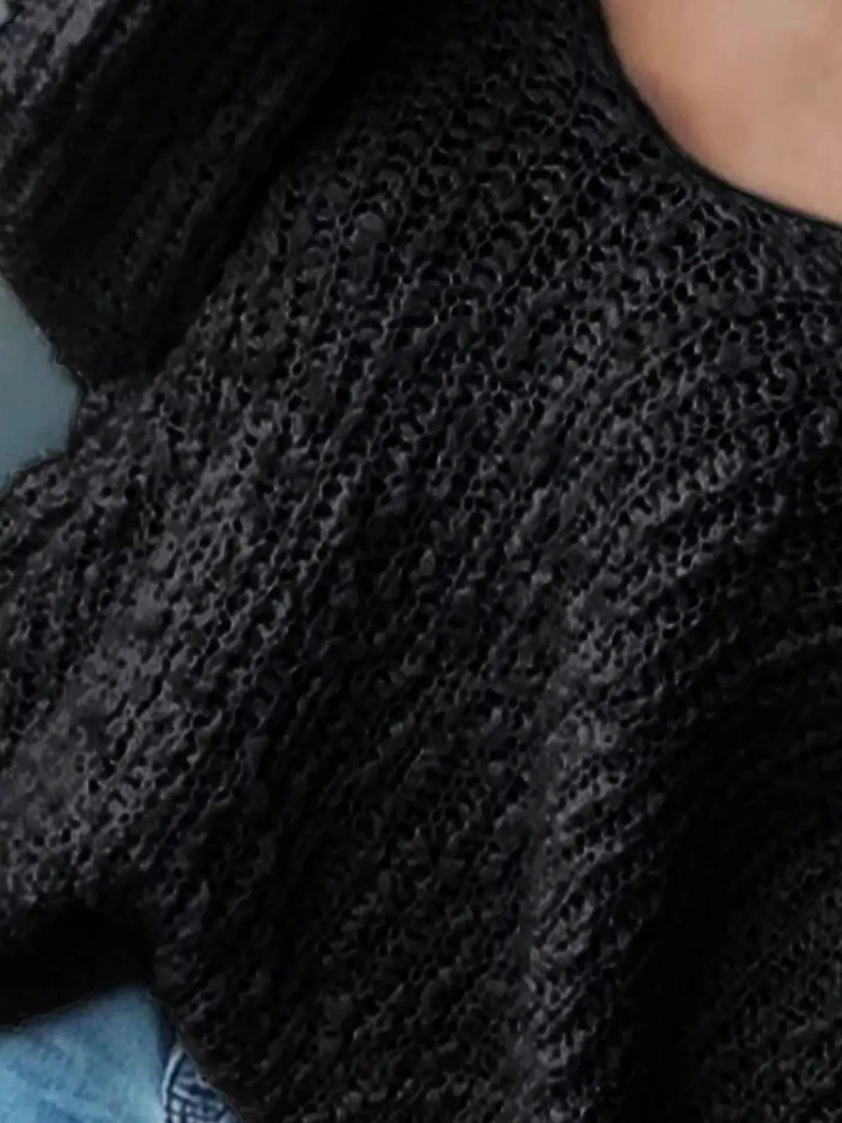 Loose Fit Long Sleeve Sweater by Partner Label