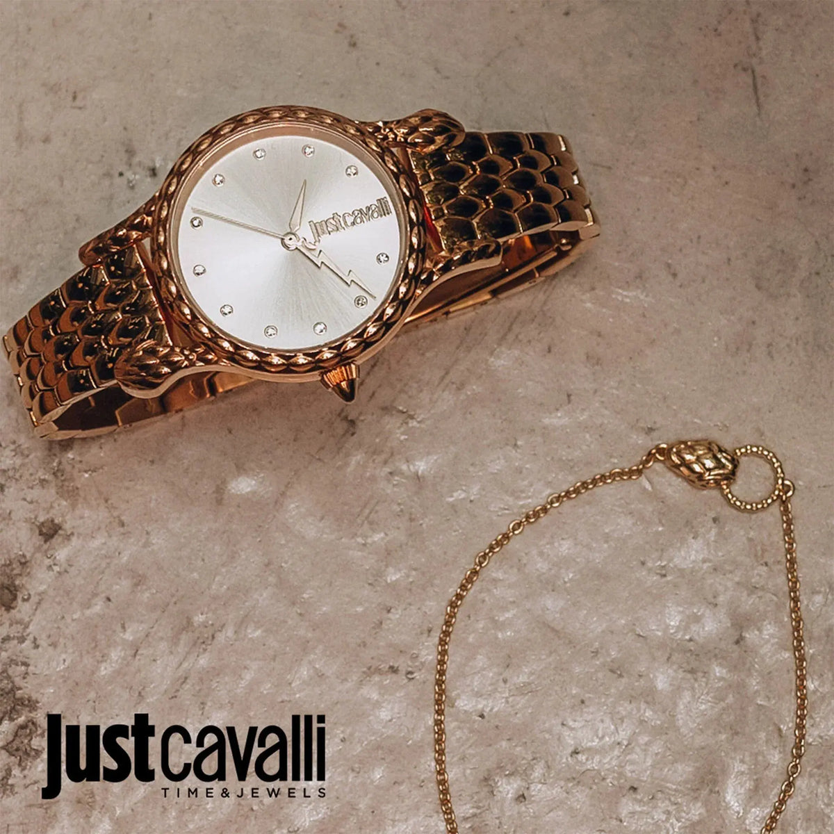 Just Cavalli Women's Gold Watch, Champagne Dial | Jc1l125m0065 by JUST CAVALLI