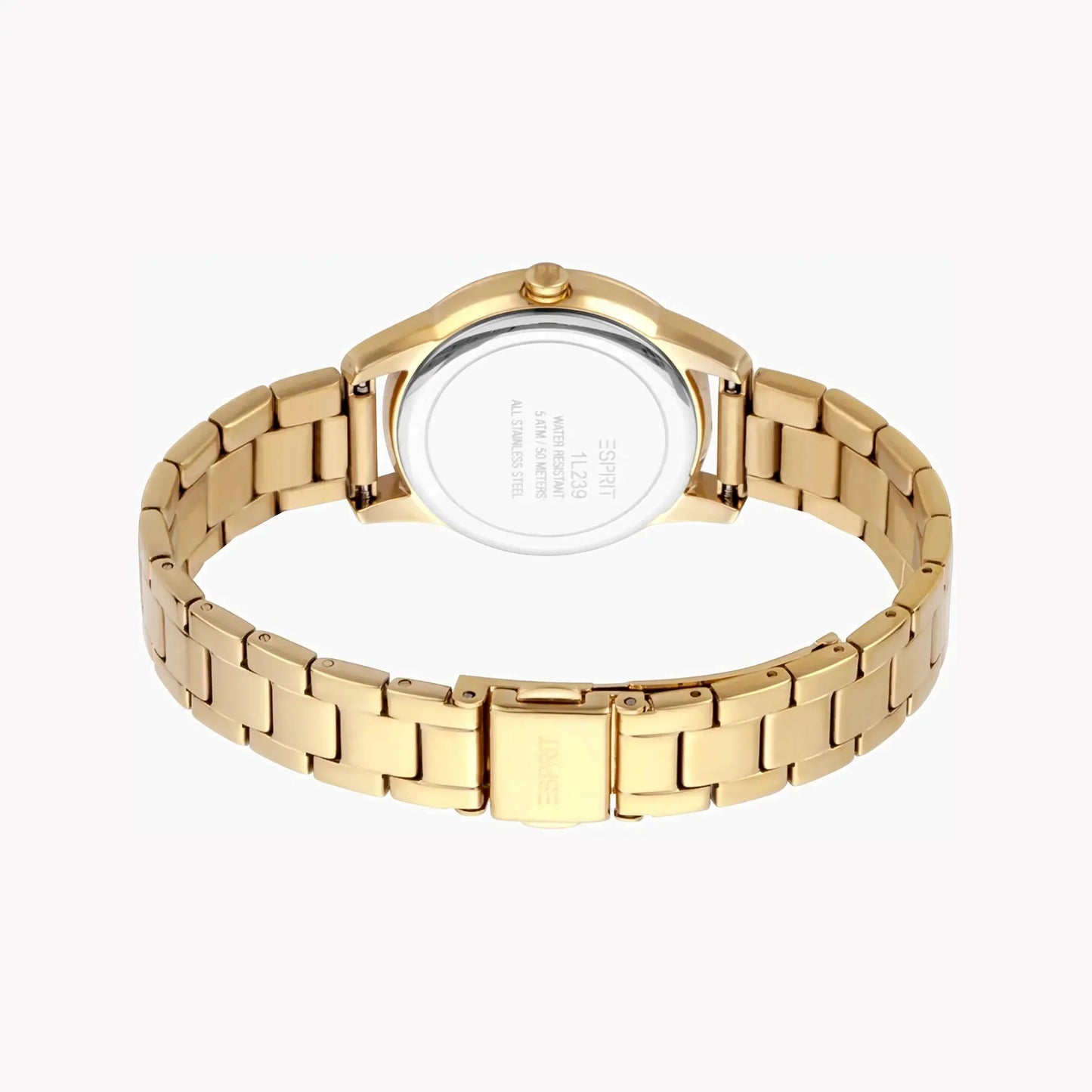 Esprit Women's Gold Stainless Steel Watch, Champagne Dial | Es1l140m0015 by ESPRIT