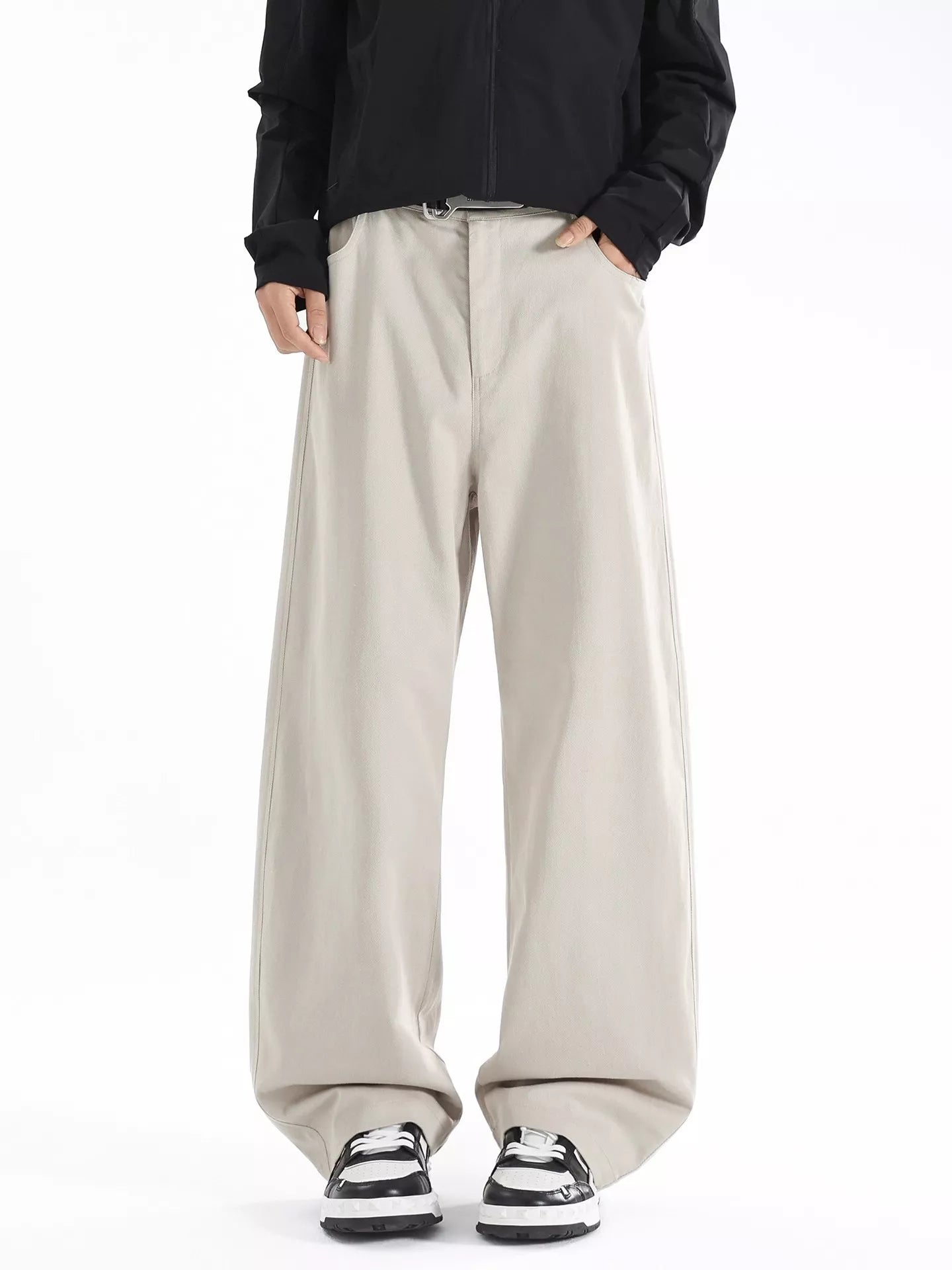 Men's Plus Size Wide Leg Casual Pants by Partner Label