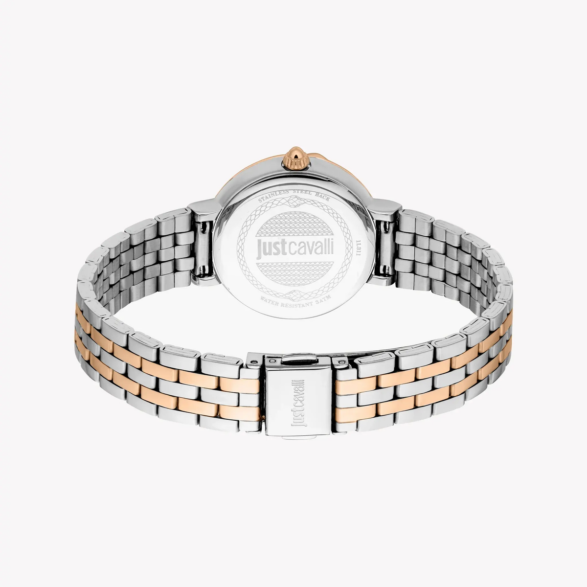 Just Cavalli Women's Two-Tone Watch, Dark Grey Dial | Jc1l311m0075 by JUST CAVALLI
