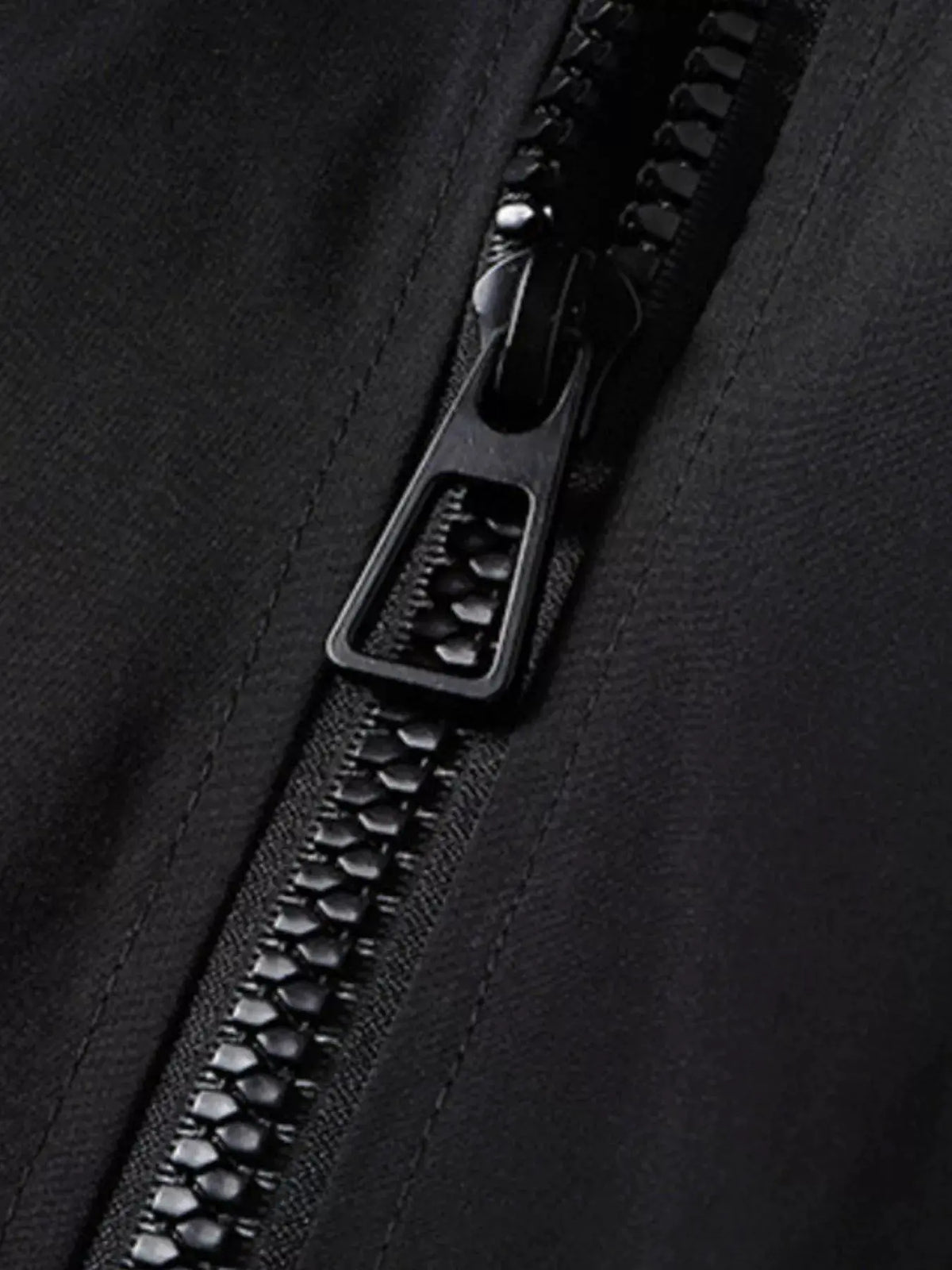 Men's Racing-Inspired Zip Up Bomber Jacket by Trendsi