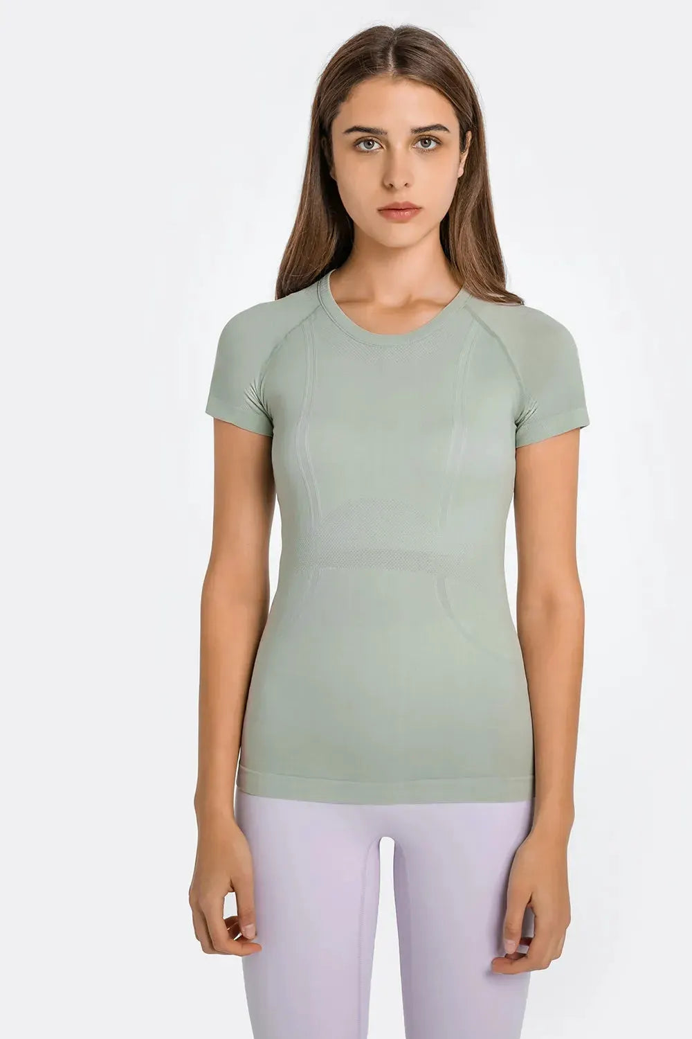 Millennia Round Neck Short Sleeve Active T-Shirt by Millennia