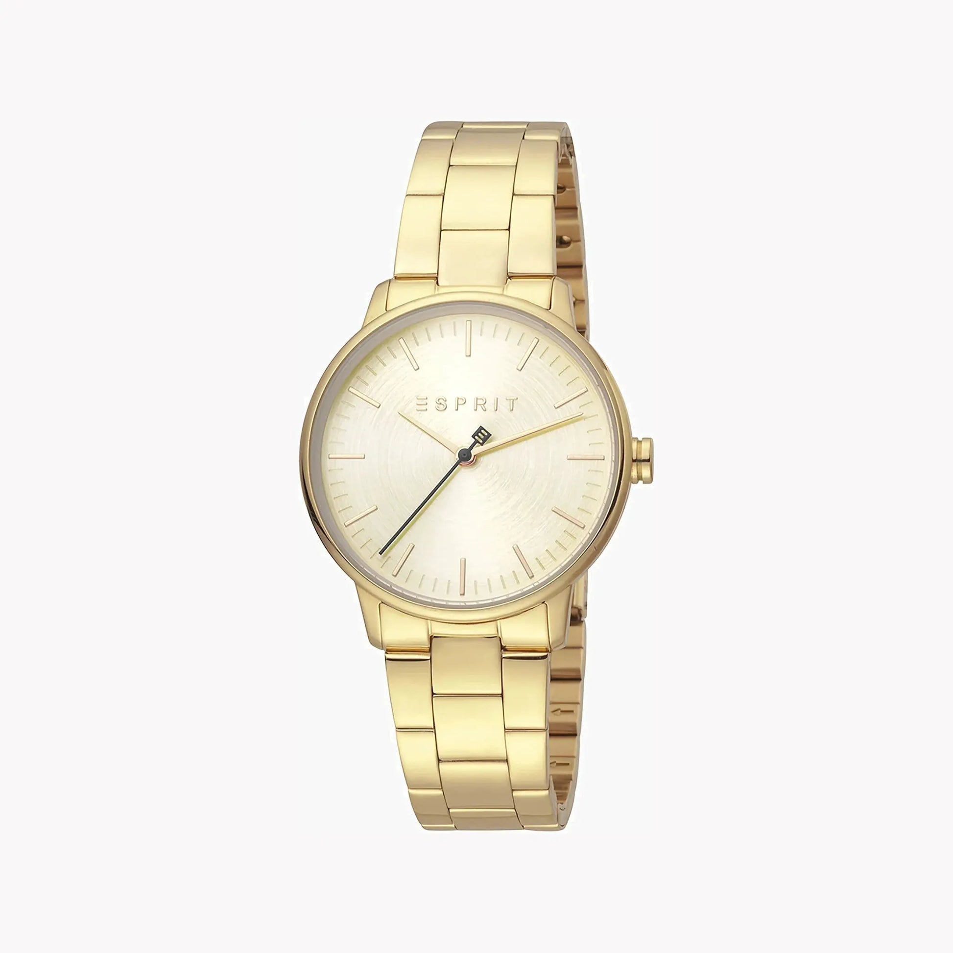 Esprit Women's Gold Stainless Steel Watch, Champagne Dial | Es1l188m0075 by ESPRIT
