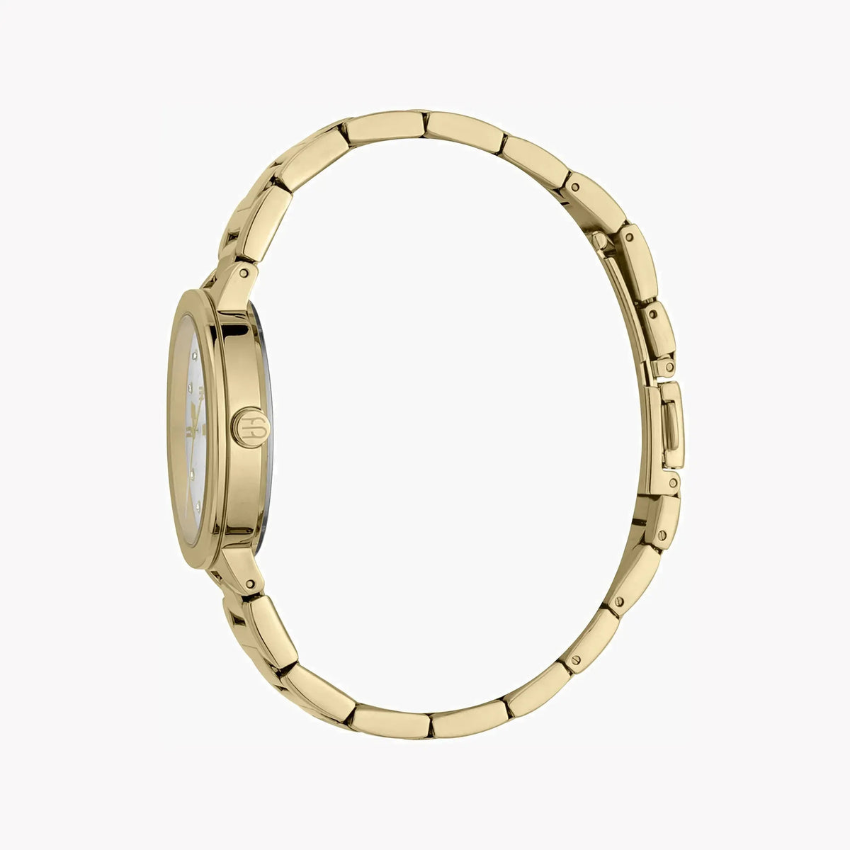 Esprit Women's Gold Stainless Steel Watch, Silver Dial | ES1L246M0065 by ESPRIT