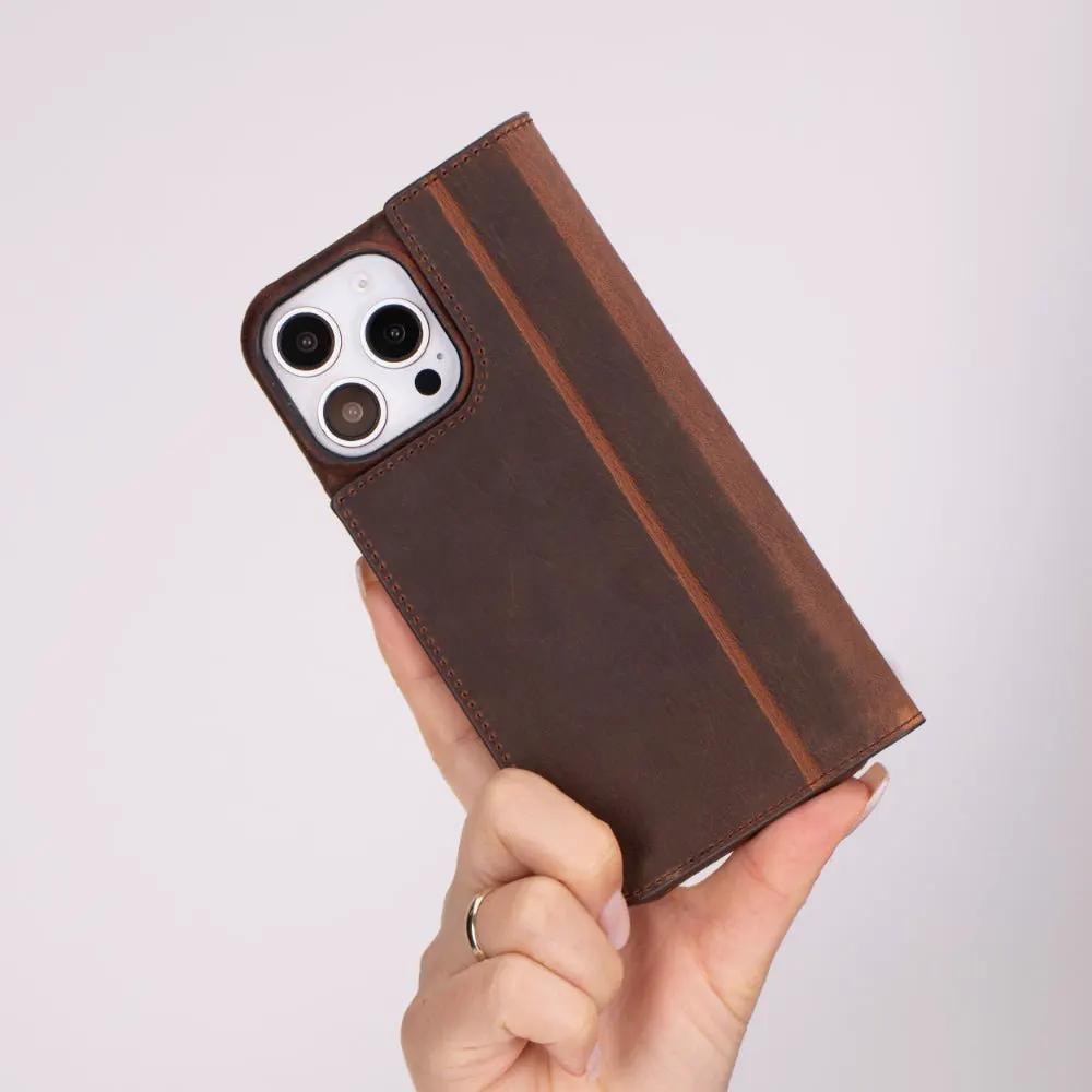 Decatur Leather iPhone 16 Pro Max Folio Case by TORONATA