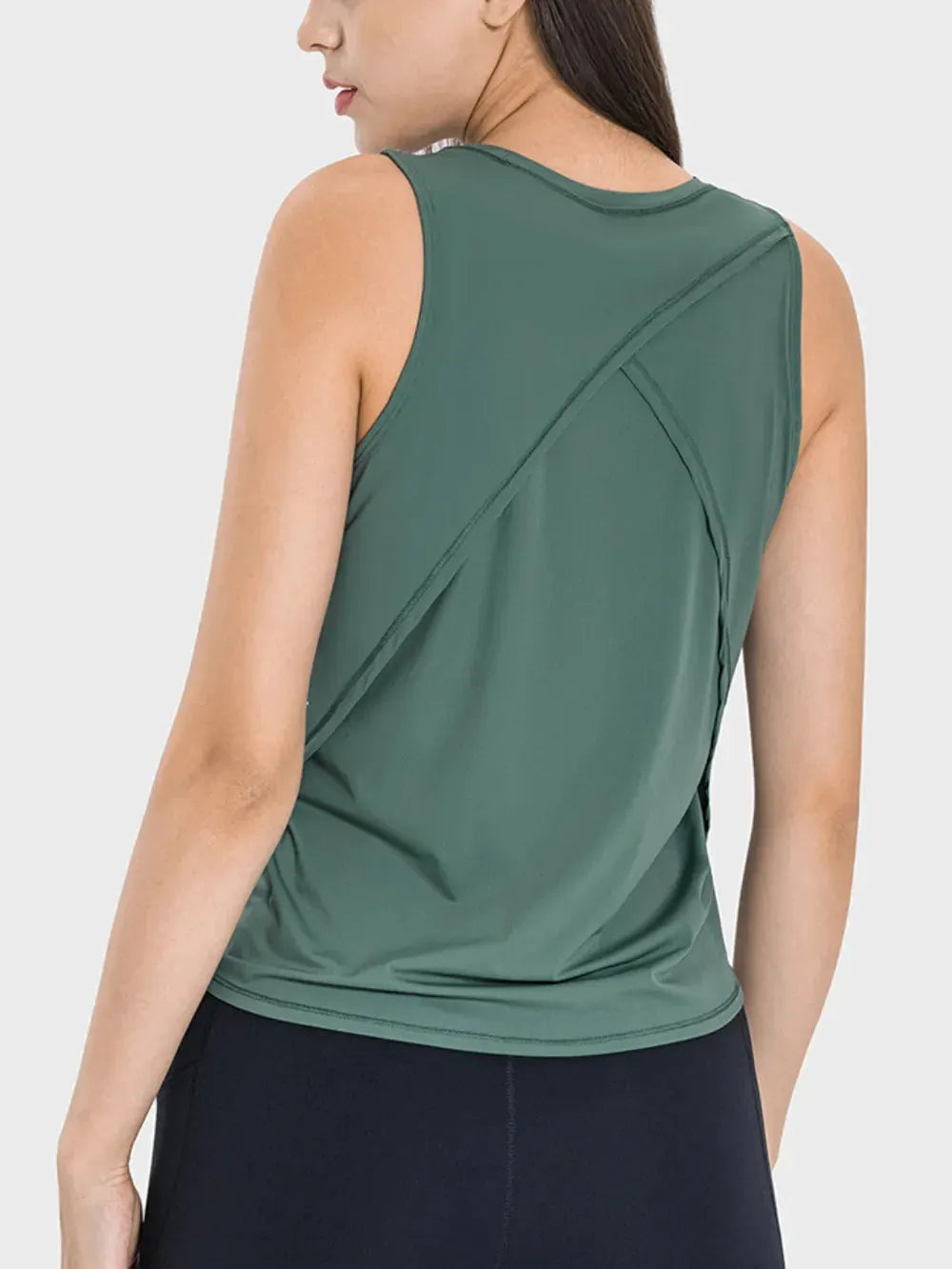 Millennia Round Neck Active Tank by Millennia