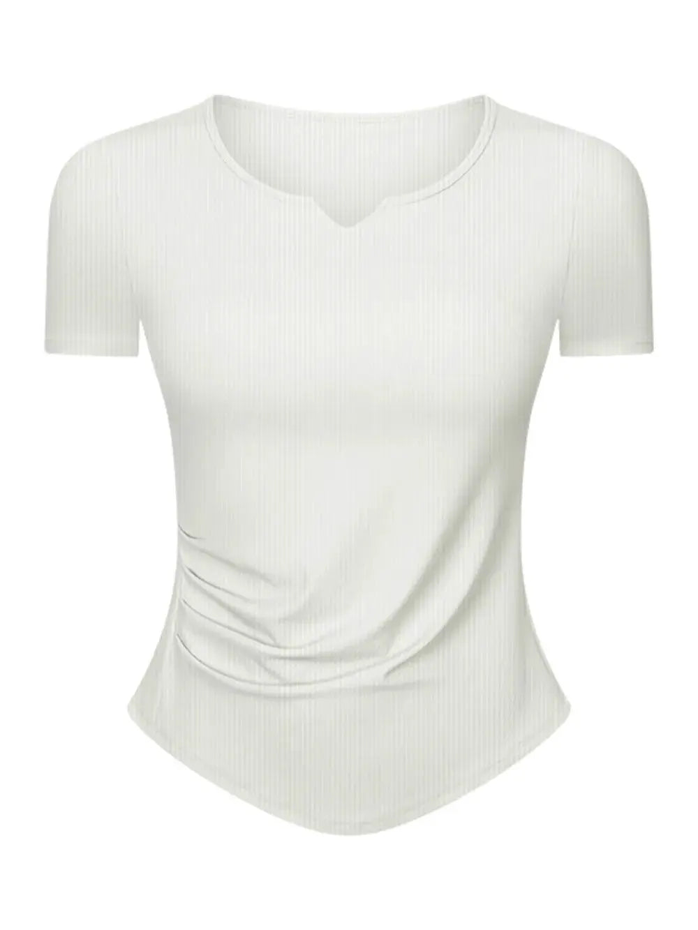 Millennia Notched Short Sleeve Active T-Shirt by Millennia