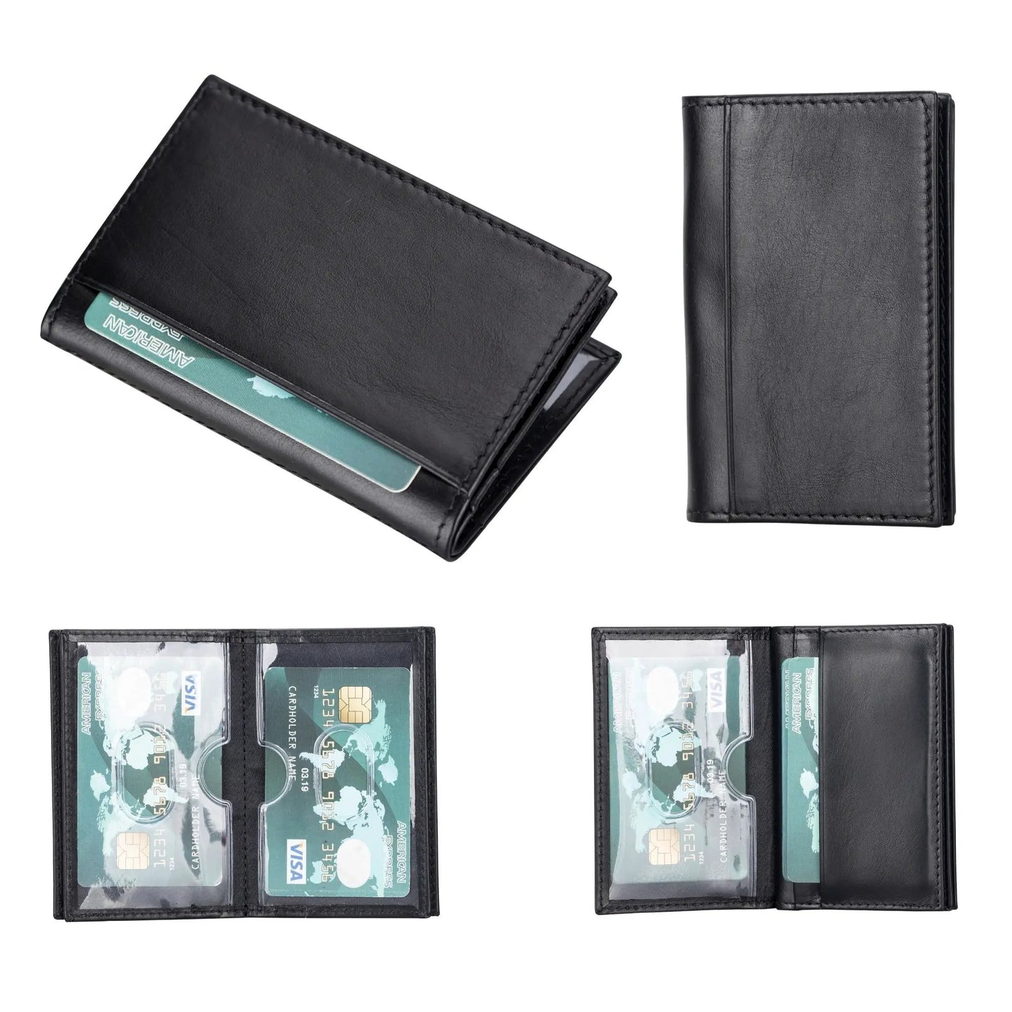Denver Luxury Full-Grain Leather Cardholder for Men by TORONATA