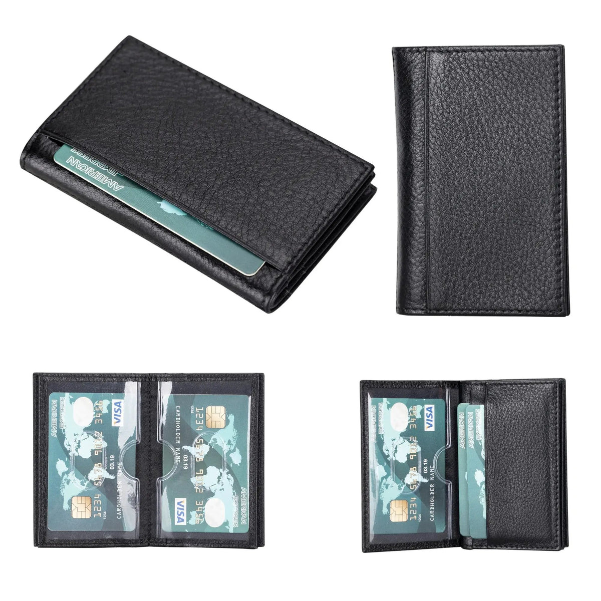 Denver Luxury Full-Grain Leather Cardholder for Men by TORONATA
