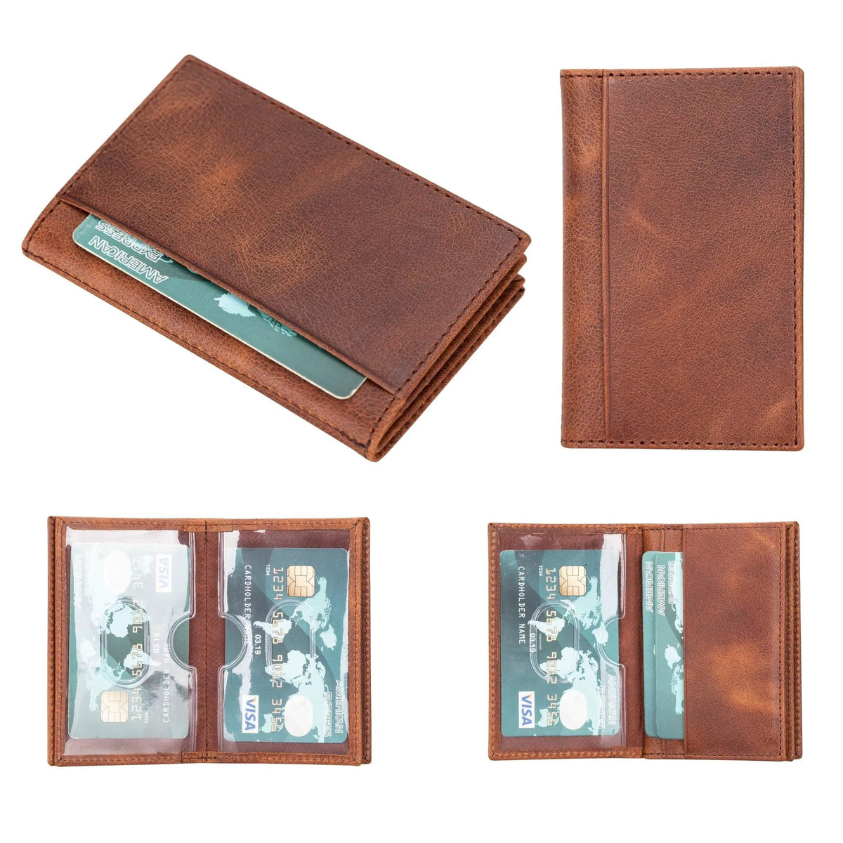 Denver Luxury Full-Grain Leather Cardholder for Men by TORONATA