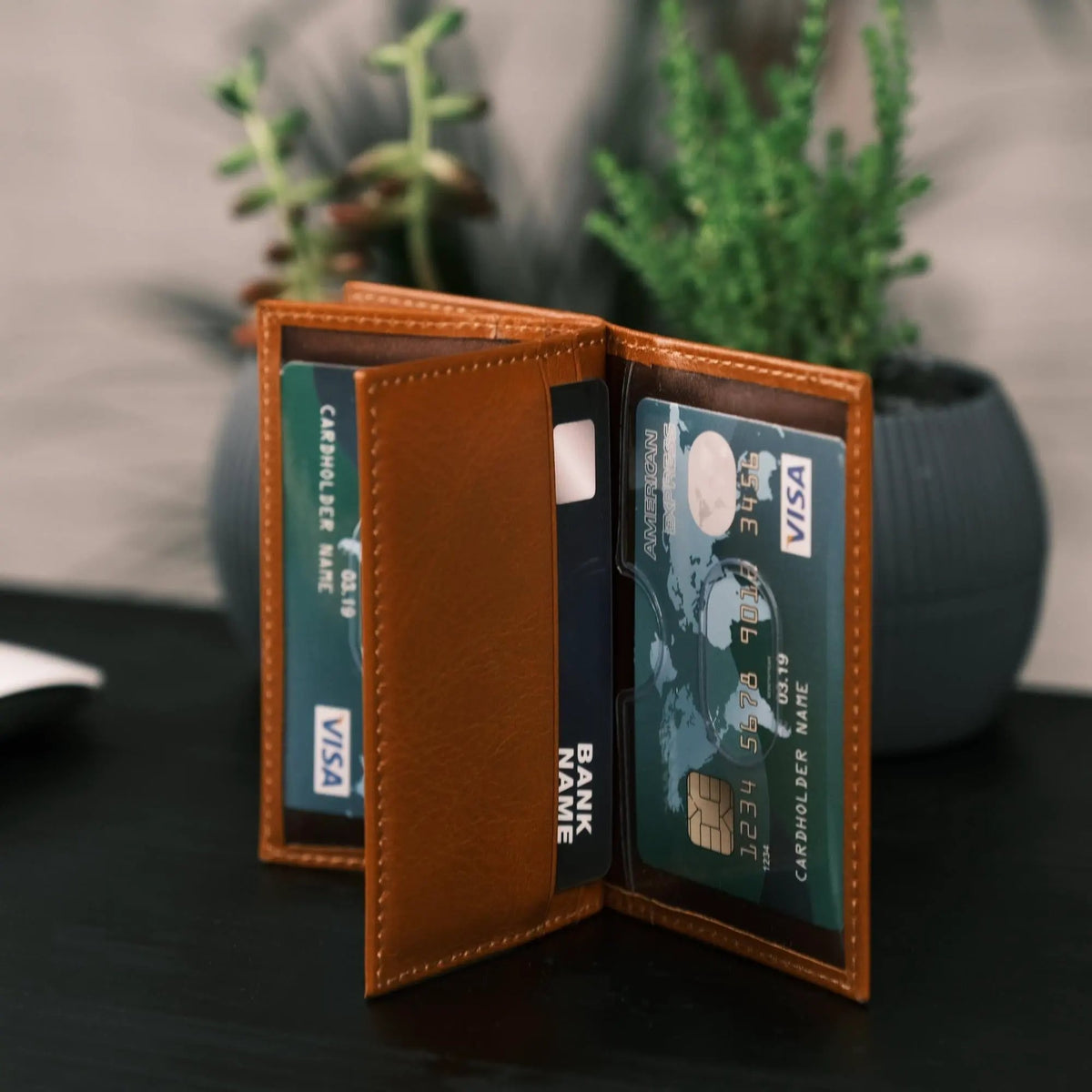 Denver Luxury Full-Grain Leather Cardholder for Men by TORONATA