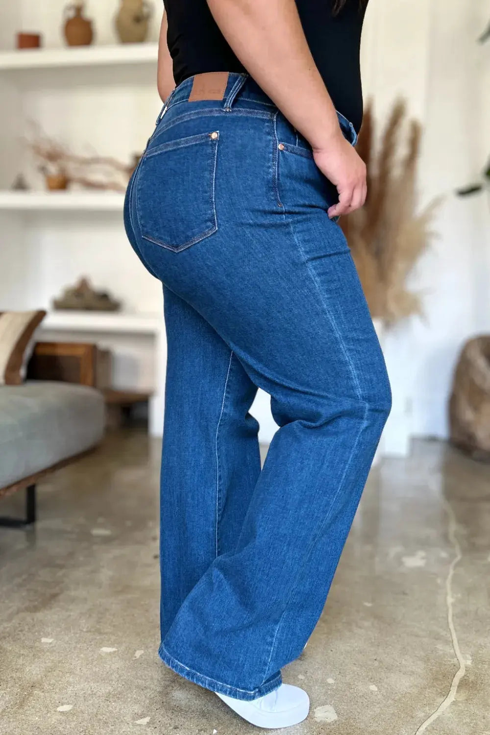 Judy Blue Full Size High Rise Straight Jeans by Judy Blue