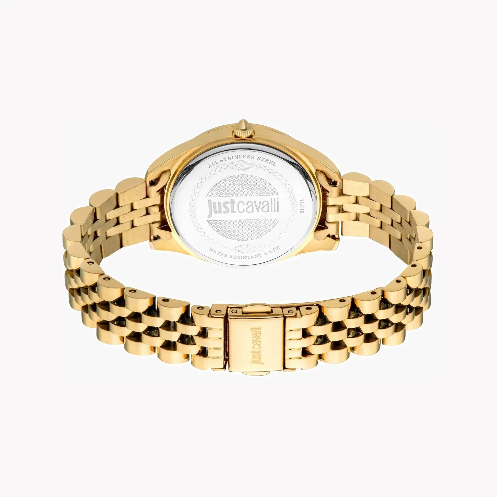 Just Cavalli Women's Gold Stainless Steel Watch, Turquoise Dial | Jc1l210m0465 by JUST CAVALLI