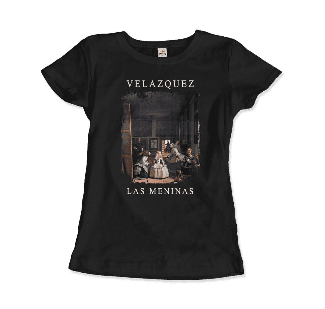 Diego Velazquez Las Meninas (Ladies-in-Waiting), 1656 artwork t-shirt by Art-O-Rama Shop