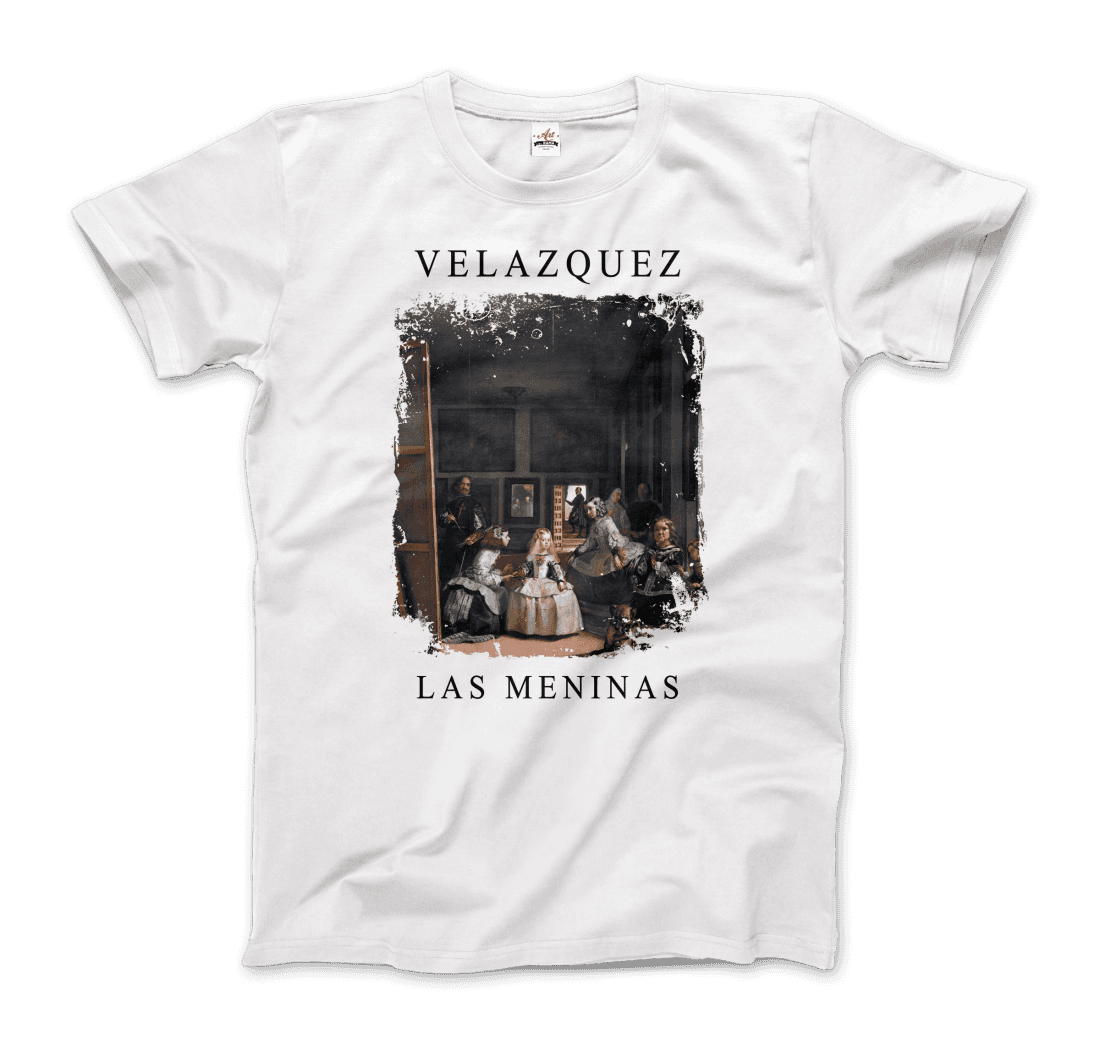 Diego Velazquez Las Meninas (Ladies-in-Waiting), 1656 artwork t-shirt by Art-O-Rama Shop
