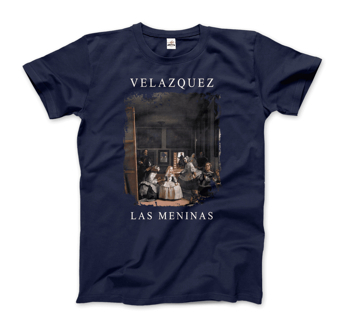 Diego Velazquez Las Meninas (Ladies-in-Waiting), 1656 artwork t-shirt by Art-O-Rama Shop