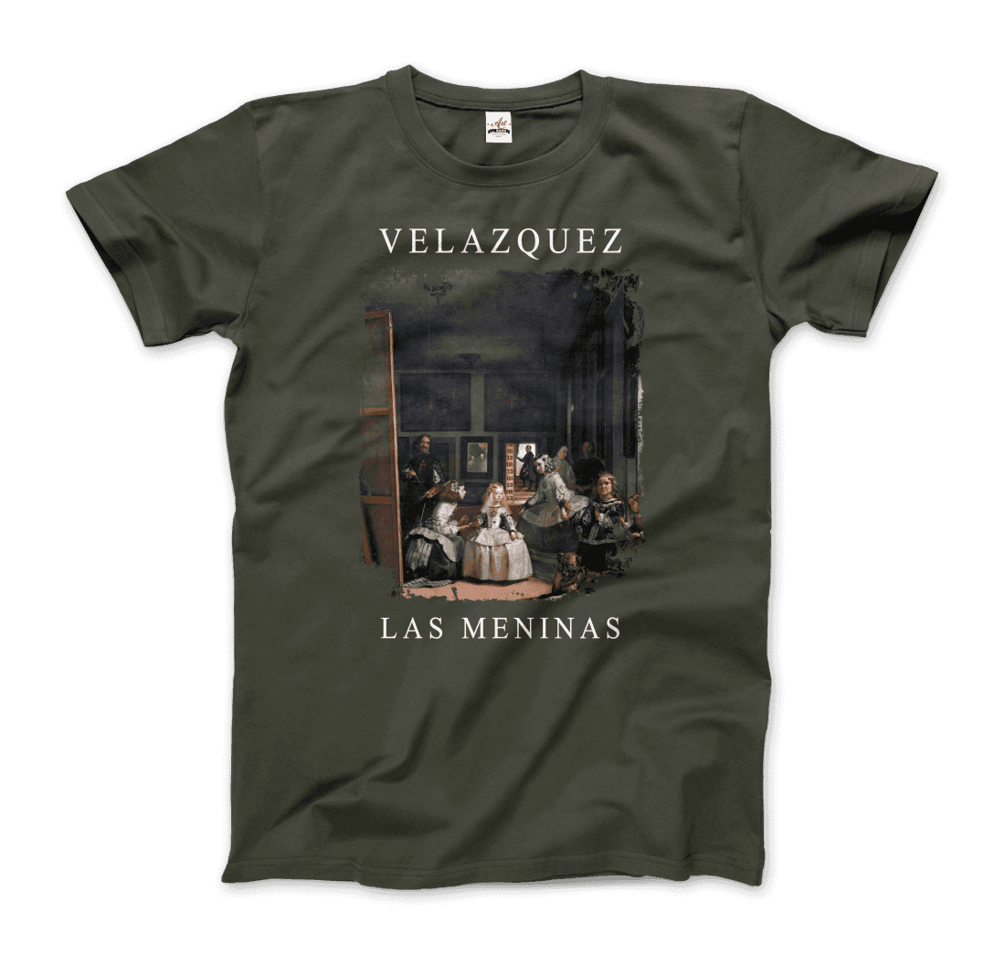 Diego Velazquez Las Meninas (Ladies-in-Waiting), 1656 artwork t-shirt by Art-O-Rama Shop