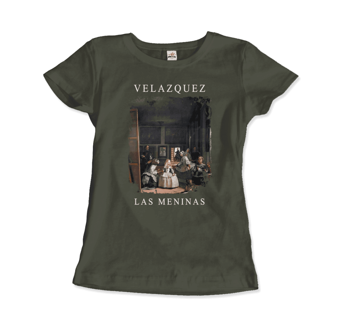 Diego Velazquez Las Meninas (Ladies-in-Waiting), 1656 artwork t-shirt by Art-O-Rama Shop