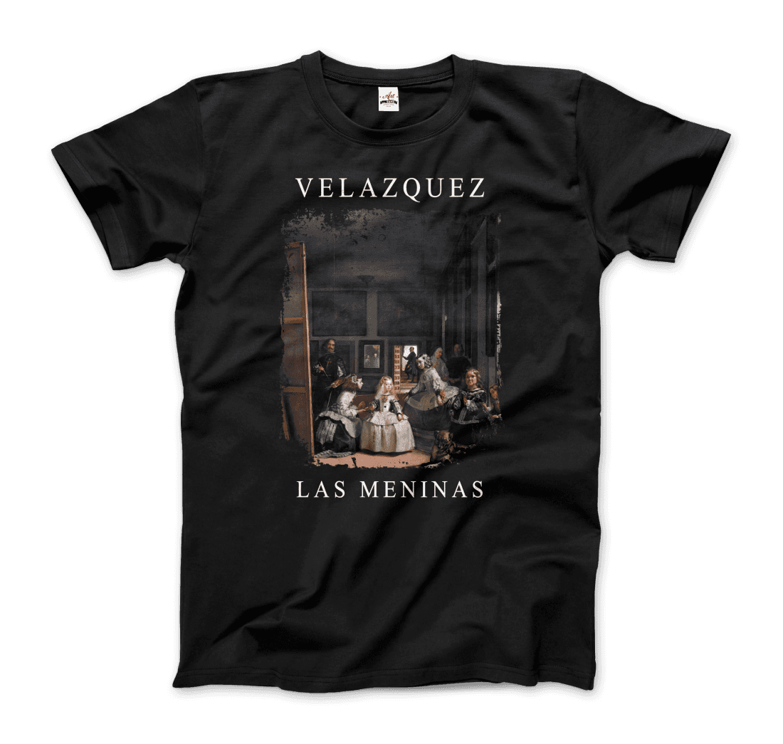 Diego Velazquez Las Meninas (Ladies-in-Waiting), 1656 artwork t-shirt by Art-O-Rama Shop