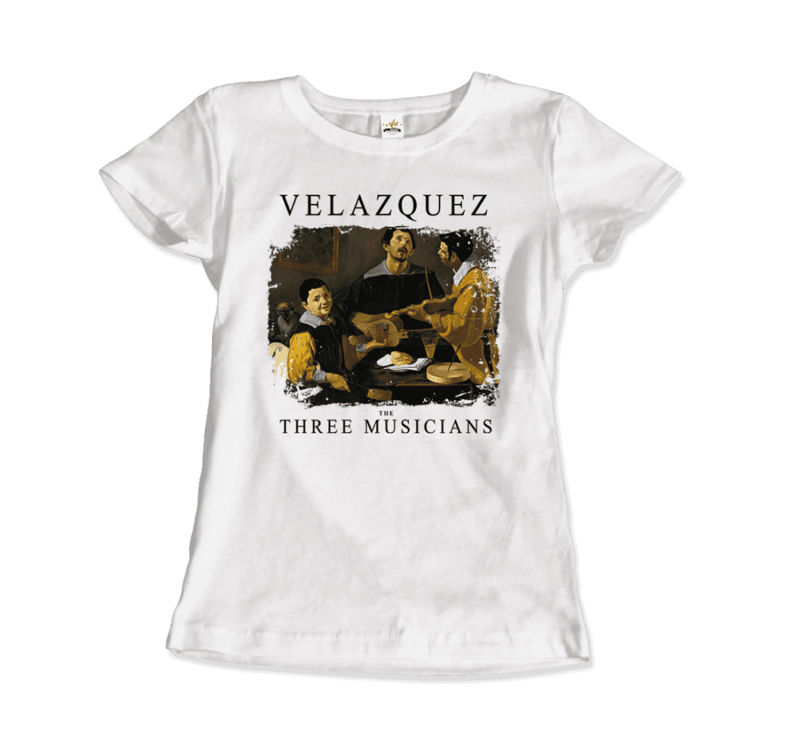 Diego Velazquez the Three Musicians, 1622 artwork t-shirt by Art-O-Rama Shop