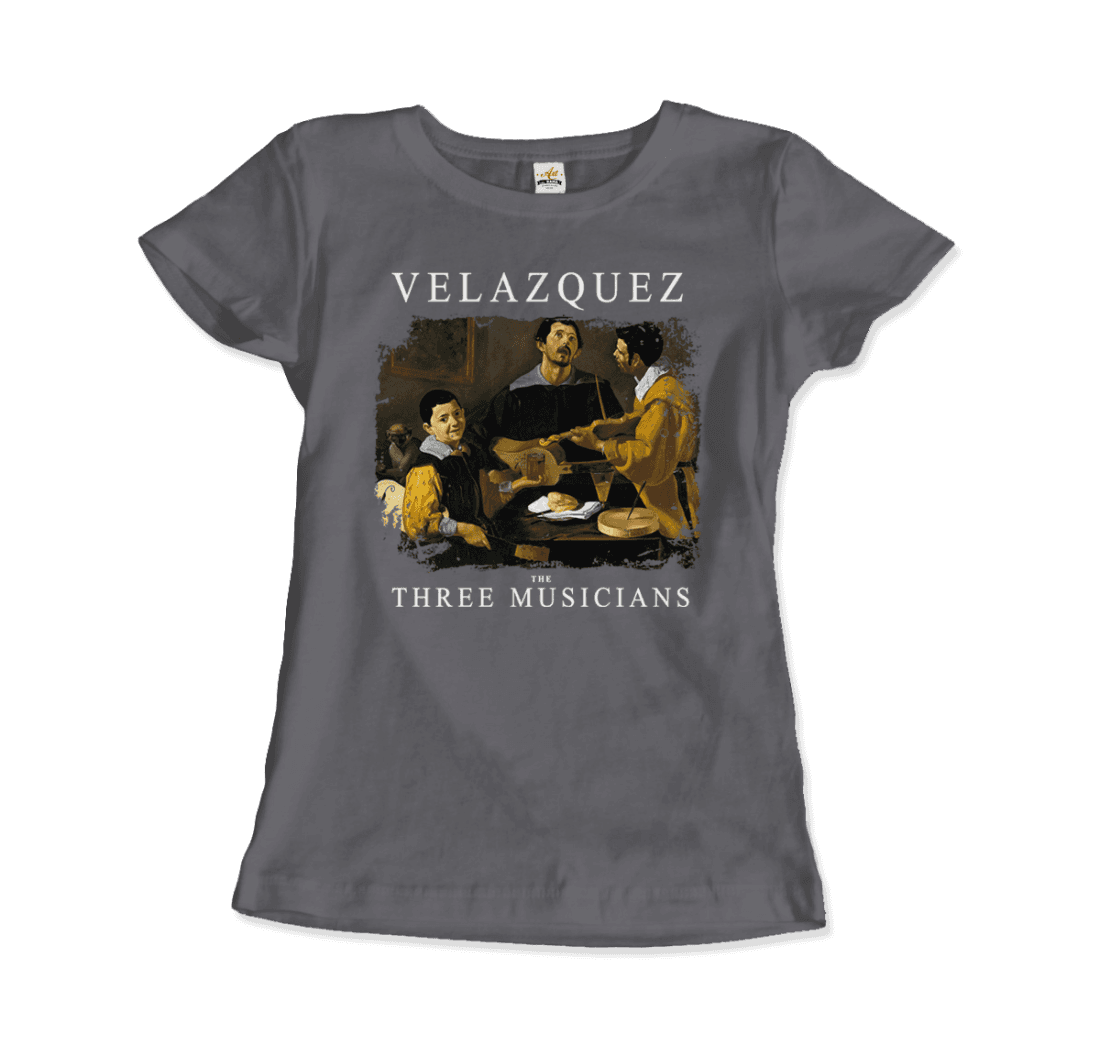 Diego Velazquez the Three Musicians, 1622 artwork t-shirt by Art-O-Rama Shop