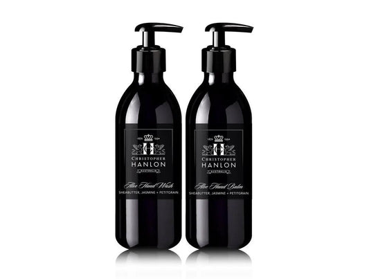 2x VETIVER ROOT + BERGAMOT | SHEABUTTER HAND WASH + HAND BALM by CHRISTOPHER HANLON®