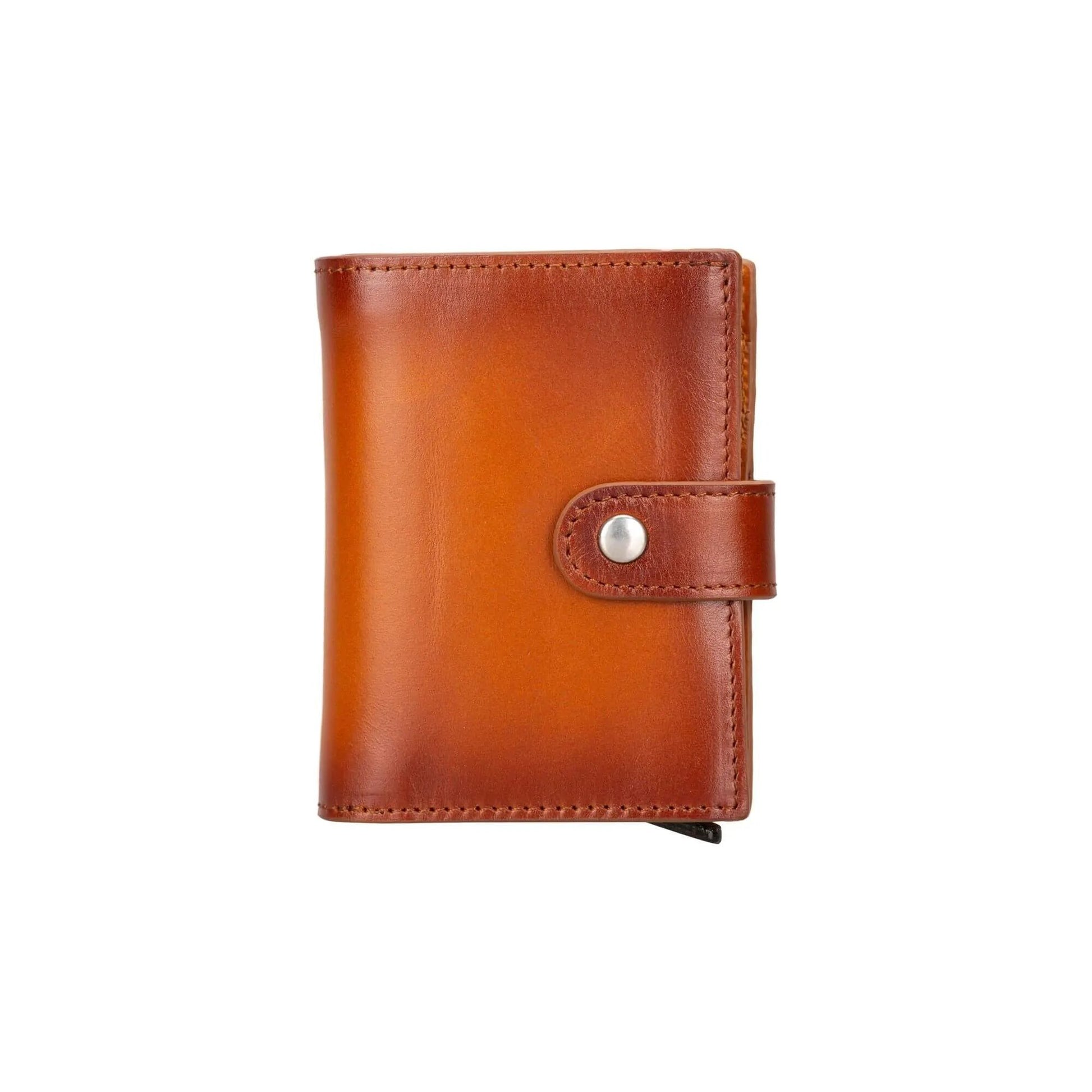Douglas Genuine Leather Pop-Up Wallet with AirTag Slot - RFID Blocking Cardholder by TORONATA