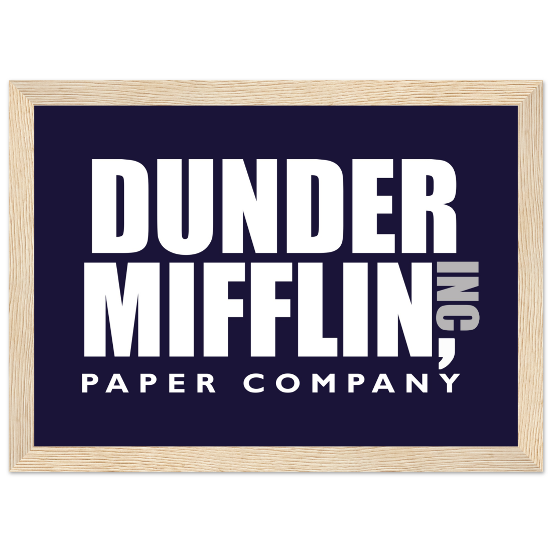 Dunder Mifflin Paper Company, Inc from the Office poster by Art-O-Rama Shop