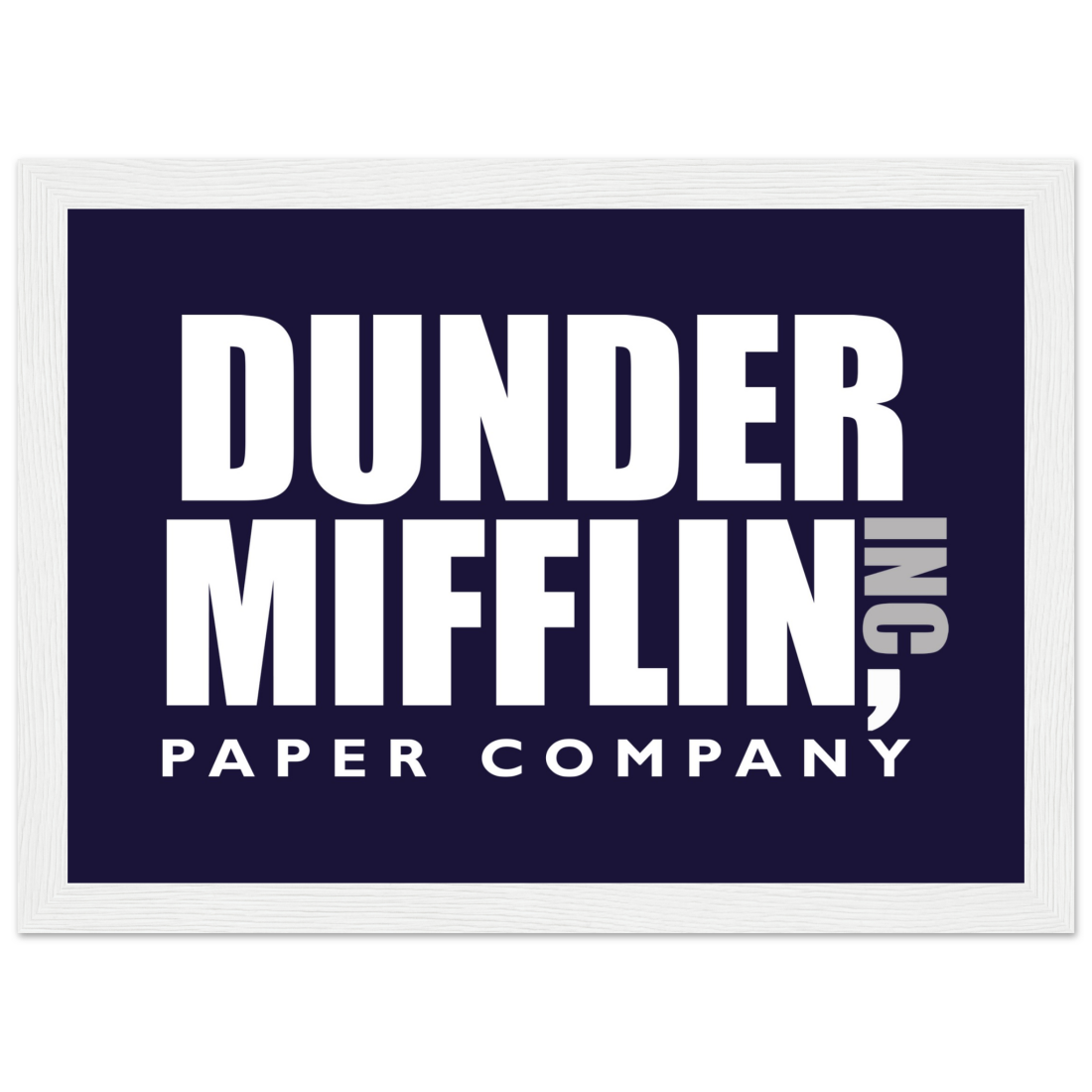 Dunder Mifflin Paper Company, Inc from the Office poster by Art-O-Rama Shop