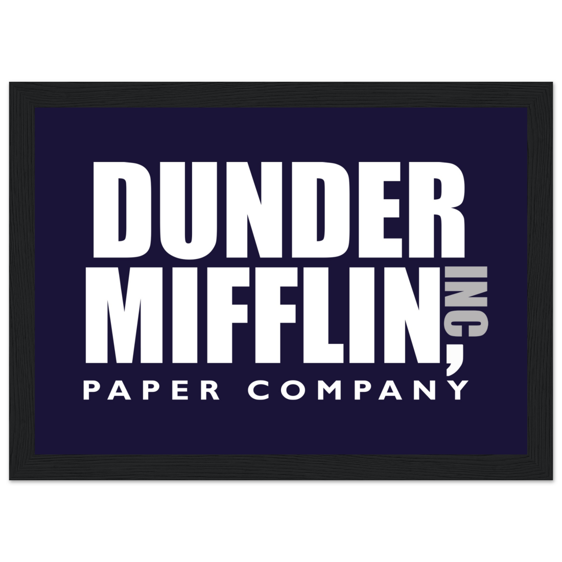 Dunder Mifflin Paper Company, Inc from the Office poster by Art-O-Rama Shop