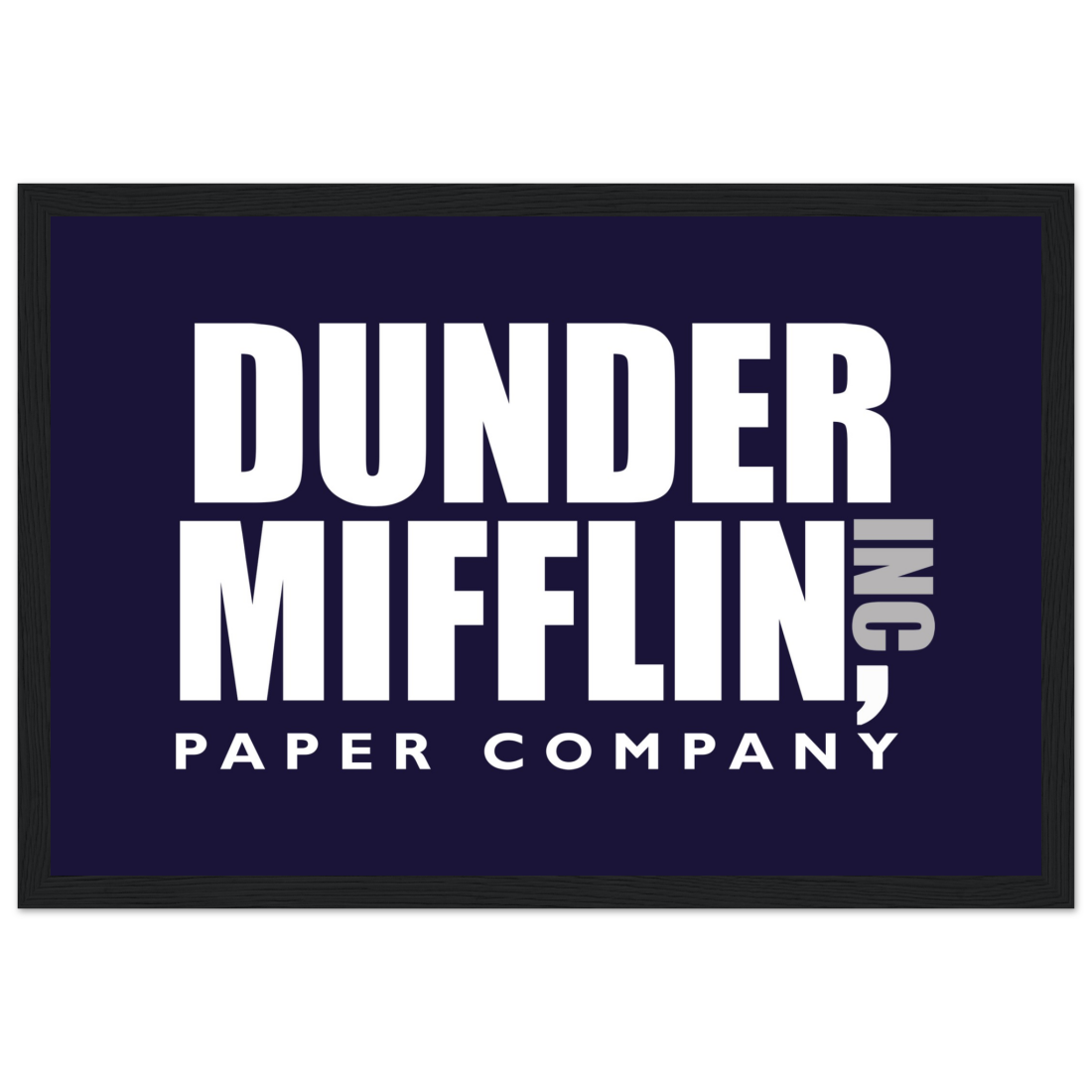 Dunder Mifflin Paper Company, Inc from the Office poster by Art-O-Rama Shop