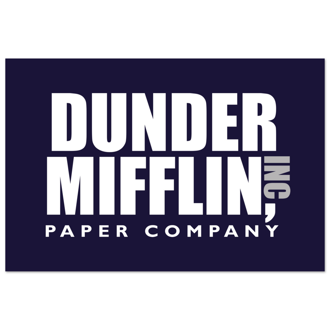 Dunder Mifflin Paper Company, Inc from the Office poster by Art-O-Rama Shop